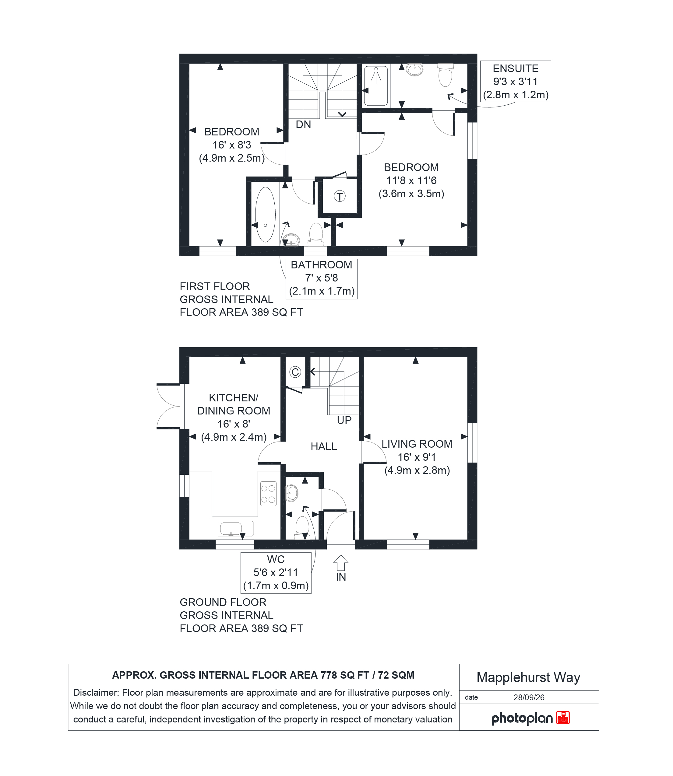 Mapplehurst Way, Ninfield, Battle floorplan