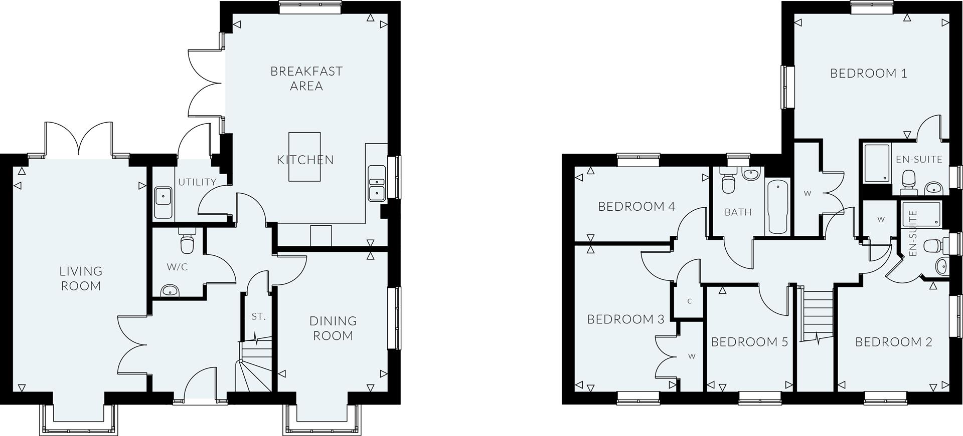 Plot 17, Skylark View, Biggleswade floorplan