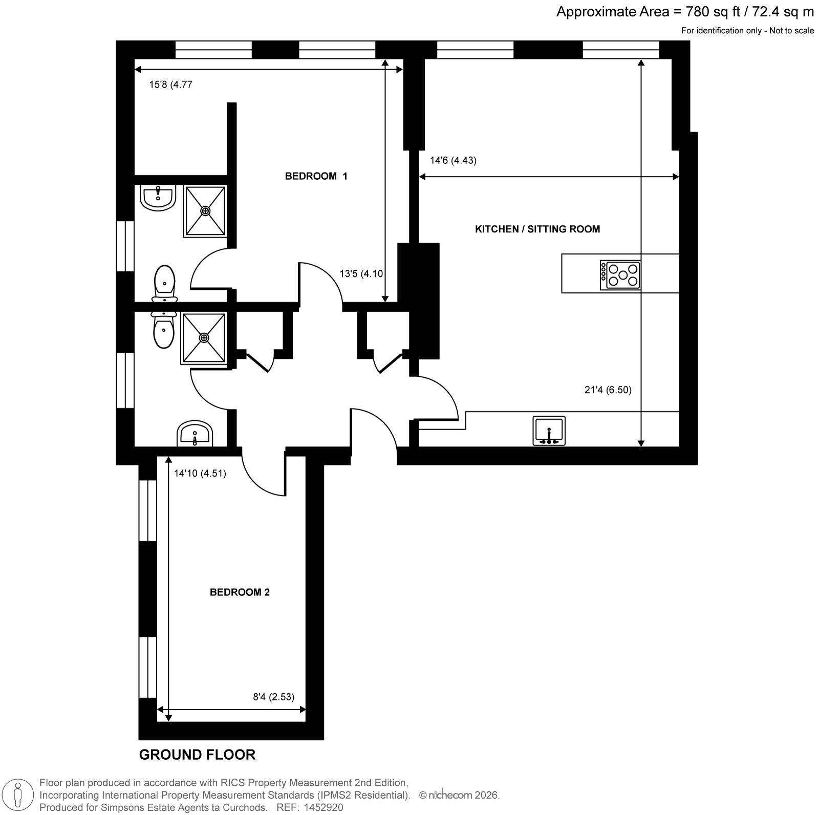 8, Summersbury Hall, Shalford floorplan