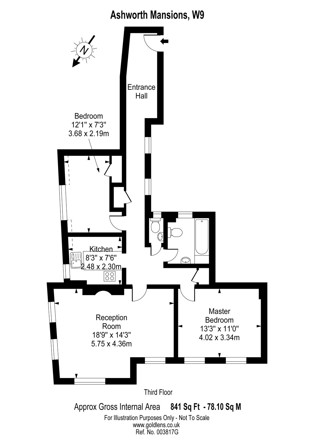 2 Bedrooms Flat to rent in Ashworth Mansions, Elgin Avenue, London W9