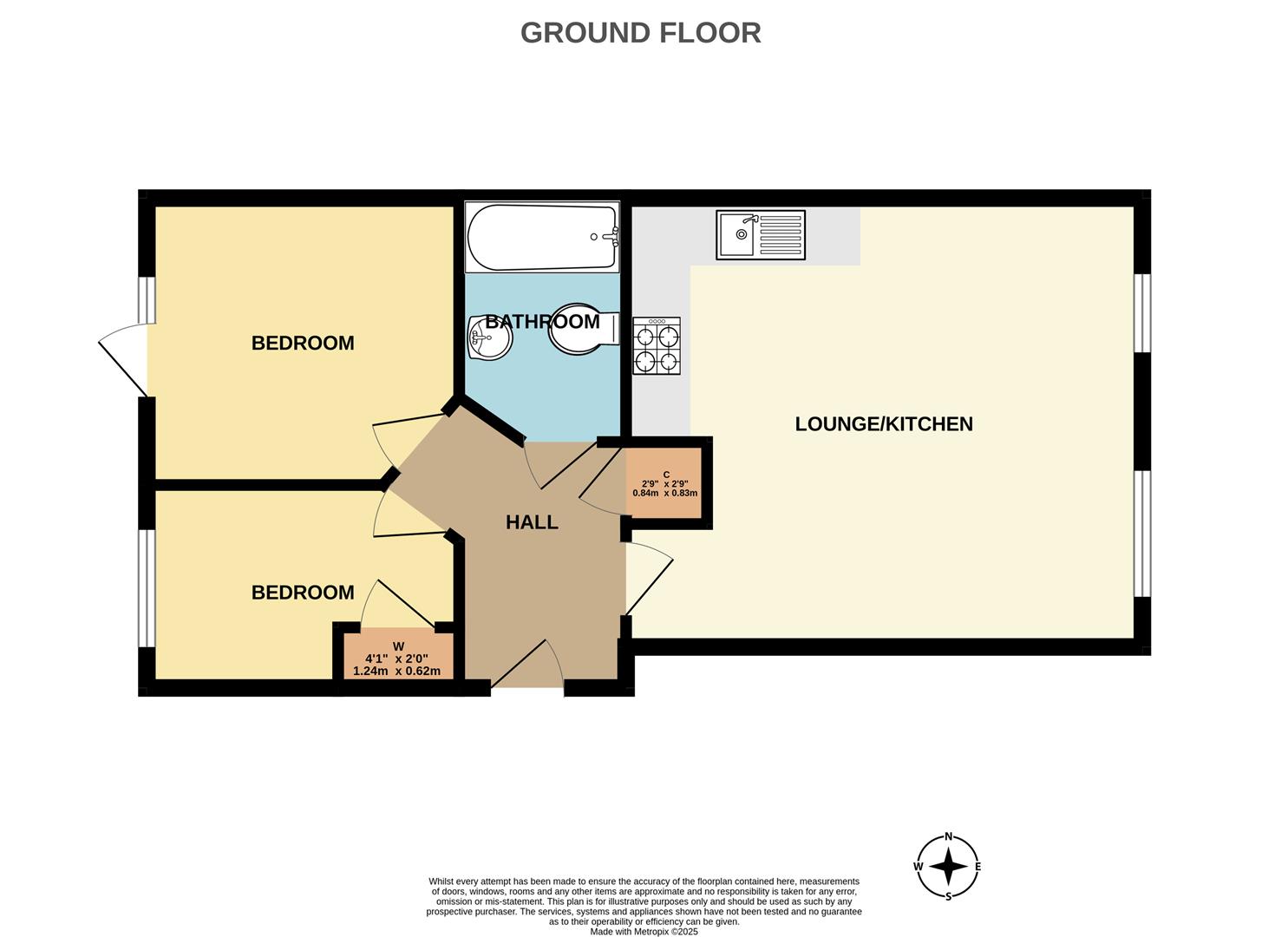 3 Blue Mill, Station Road, Fowey floorplan