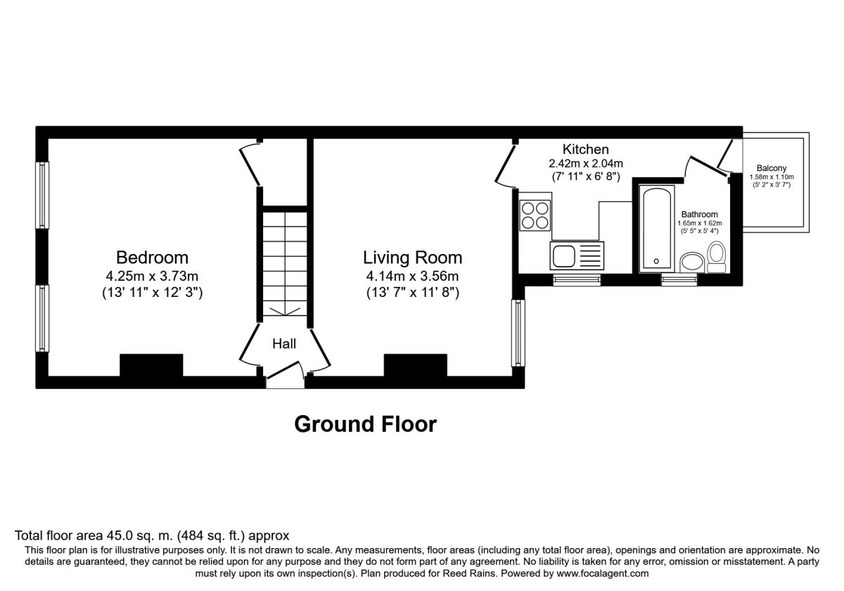 1 Bedrooms Flat for sale in Winterstoke Road, London SE6