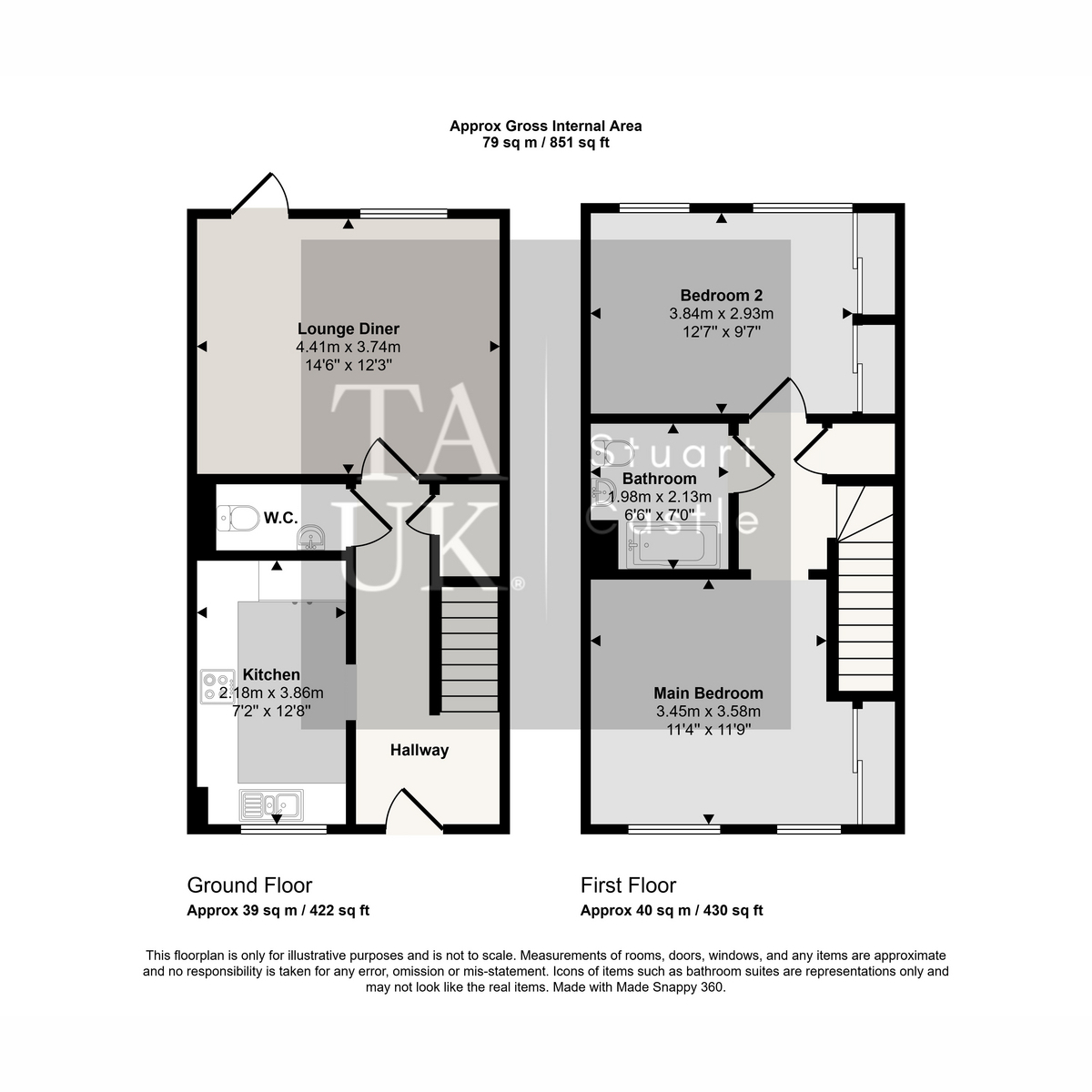 30, Cresswell Road, Swanscombe floorplan