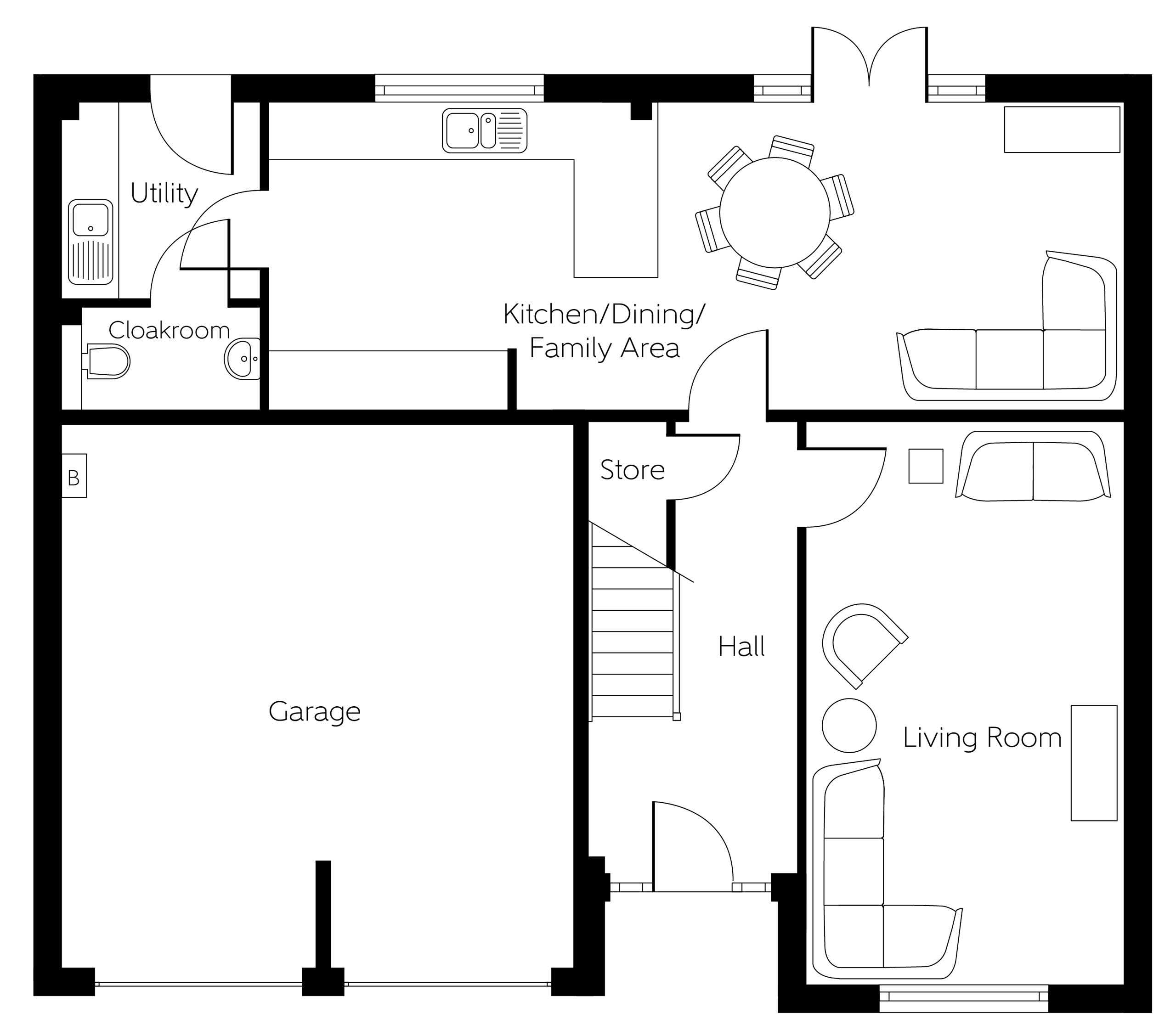 403, The Wisp, Shawfair floorplan
