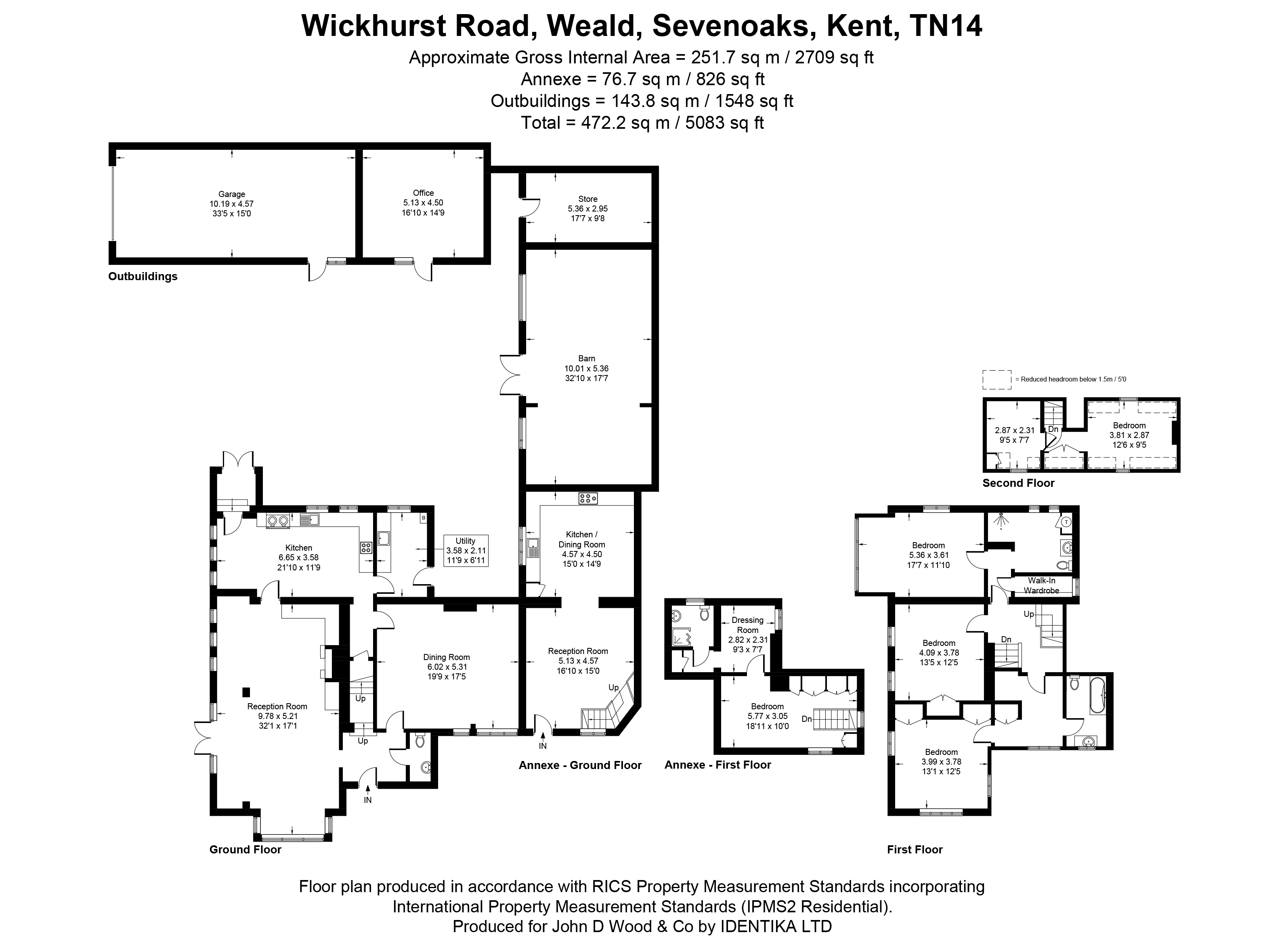 Wickhurst Lodge,, Wickhurst Road, Sevenoaks floorplan