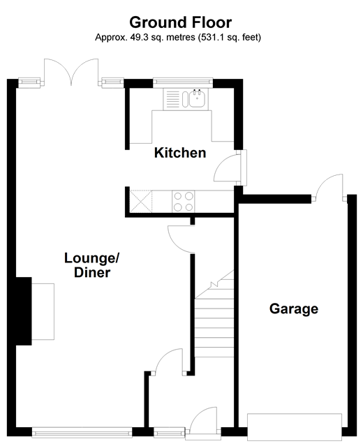 3 Bedrooms Semi-detached house for sale in Fellmead, East Peckham, Tonbridge, Kent TN12