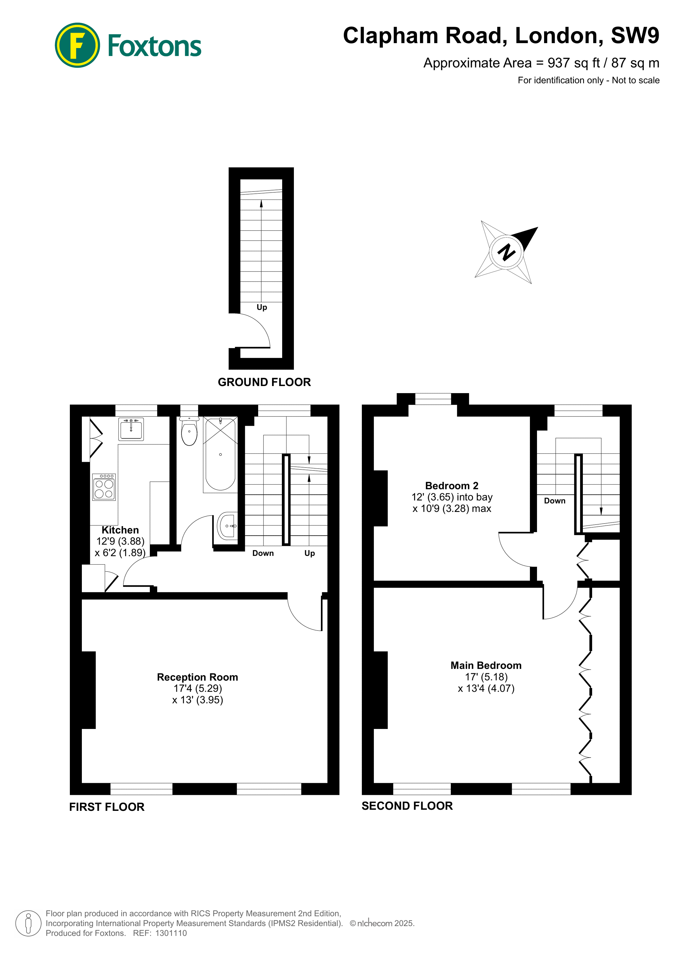 Clapham Road, Oval floorplan