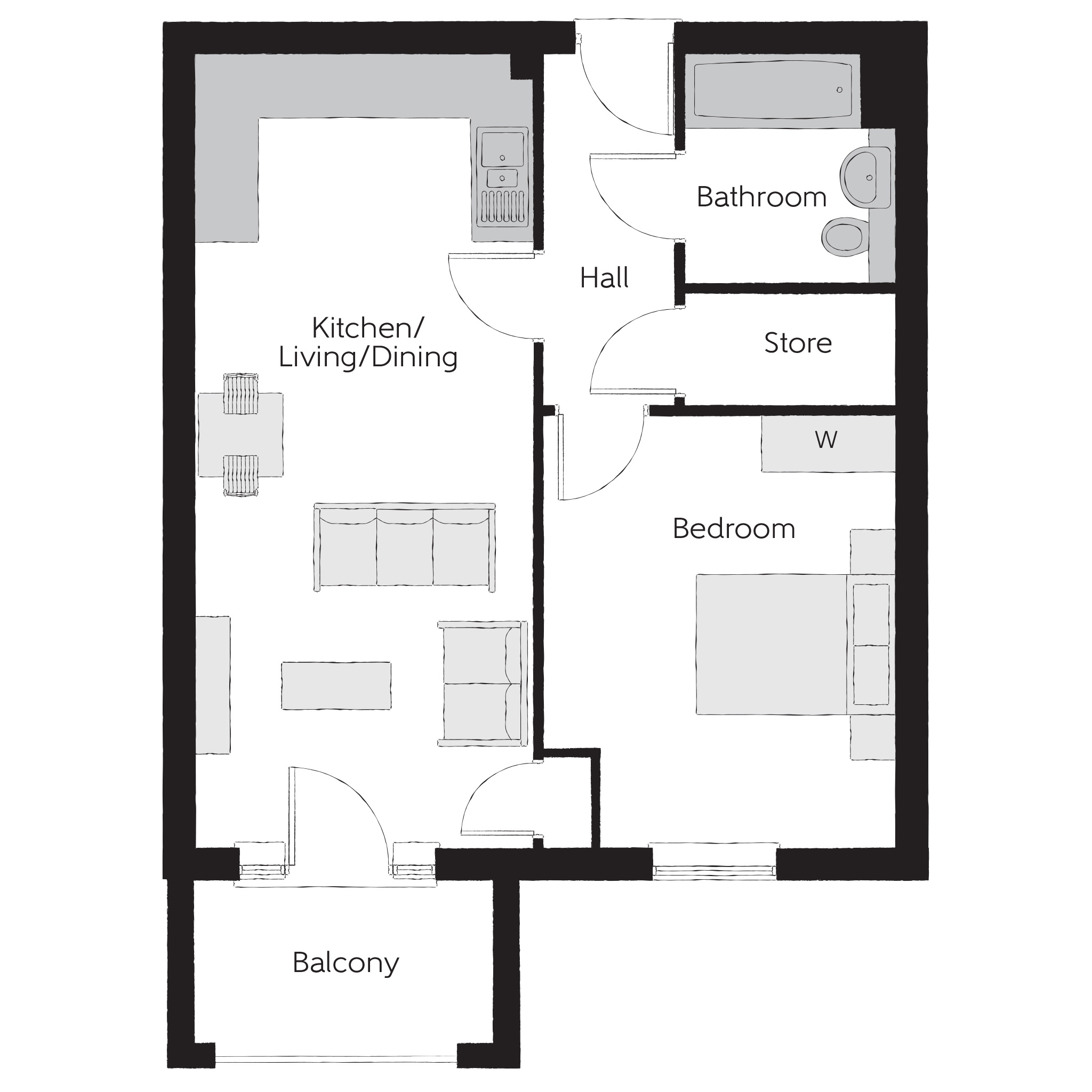 24, The Grove at Riverbrook Place, Steers Lane, Forge Wood, Tinsley Green, Crawley floorplan
