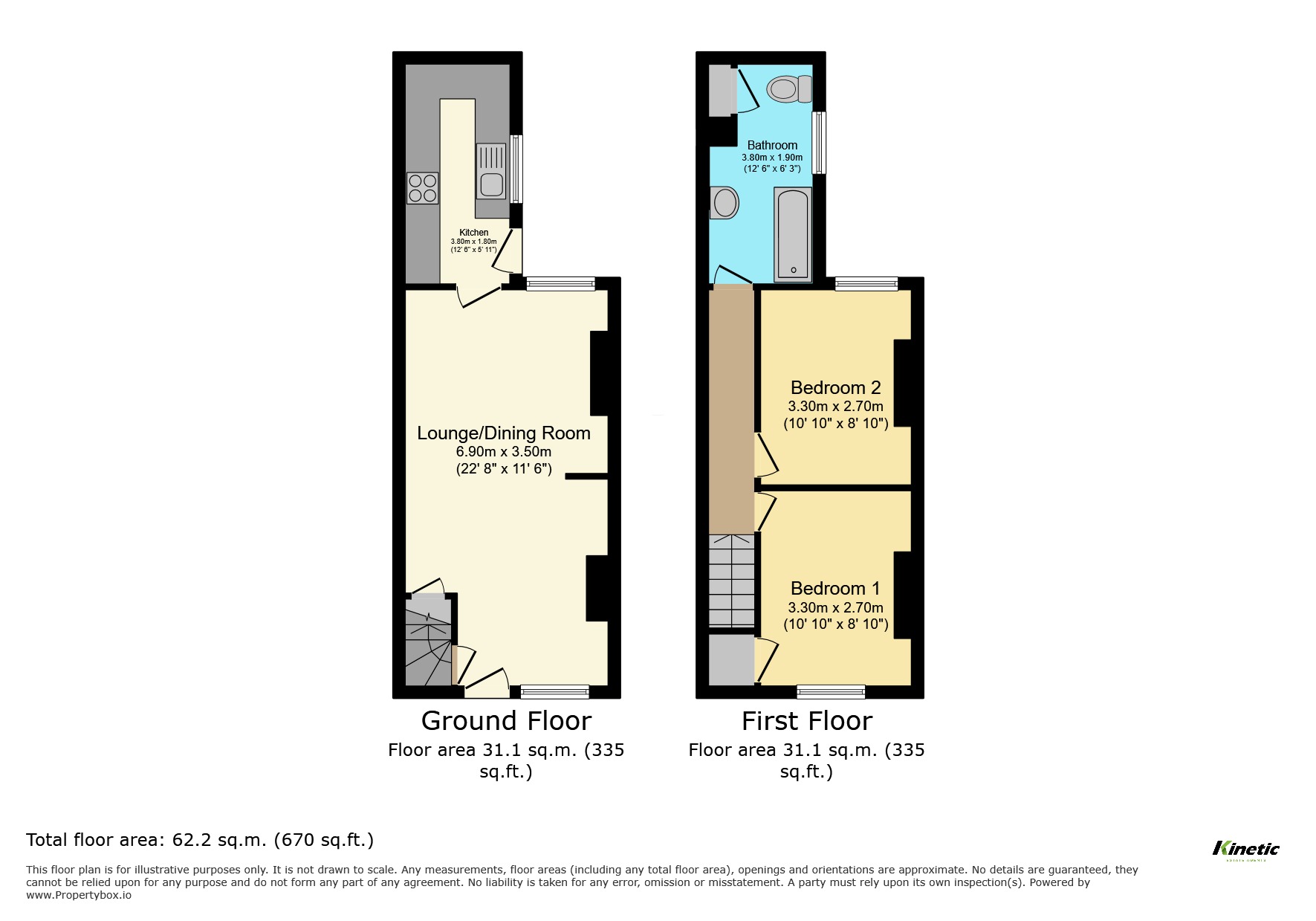 2 Bell Street, Lincoln, Lincolnshire floorplan