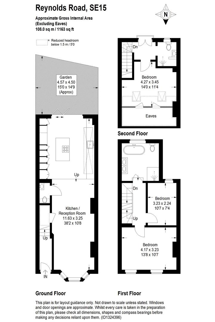 14, Reynolds Road, London floorplan