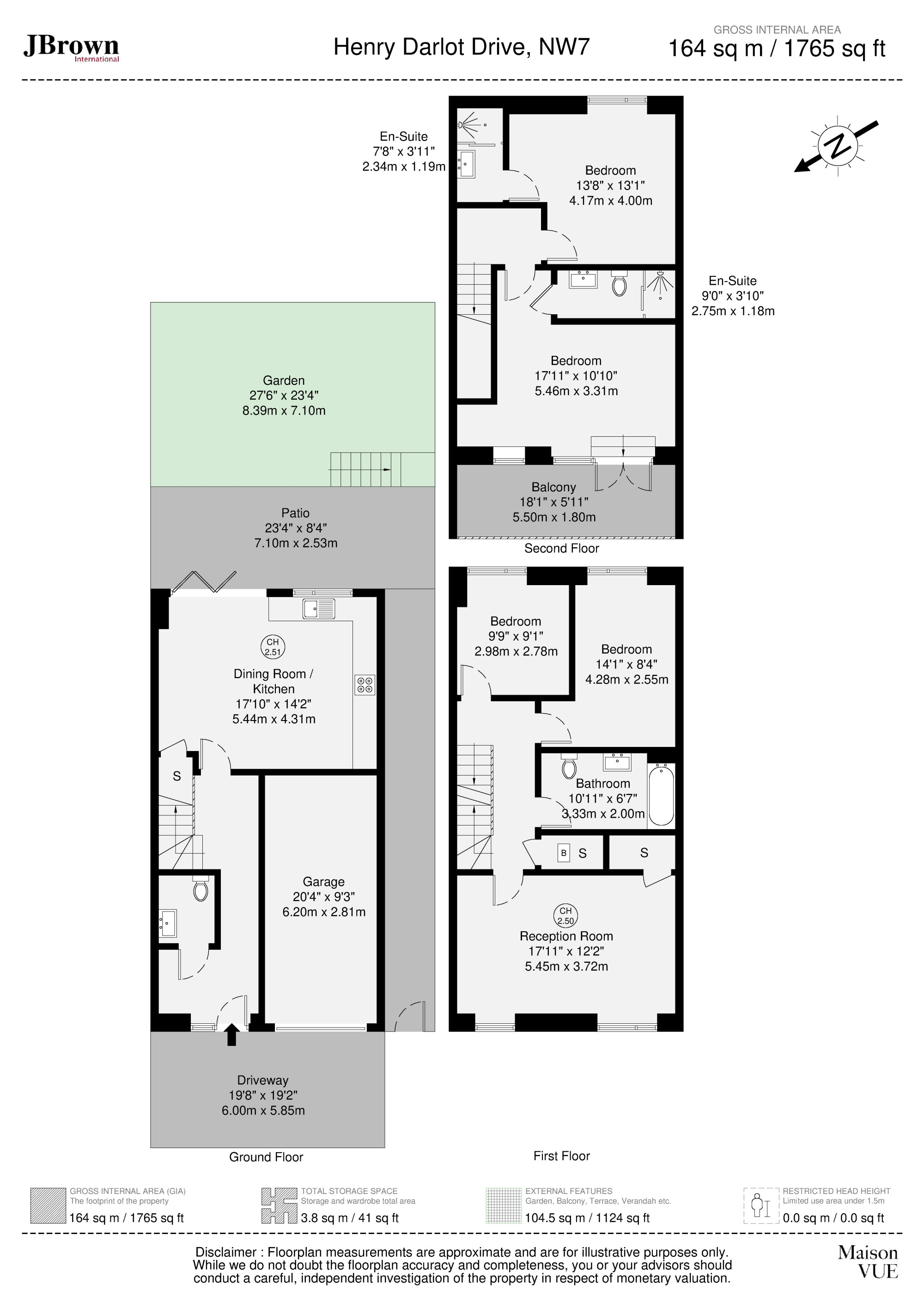 75, Henry Darlot Drive, London floorplan