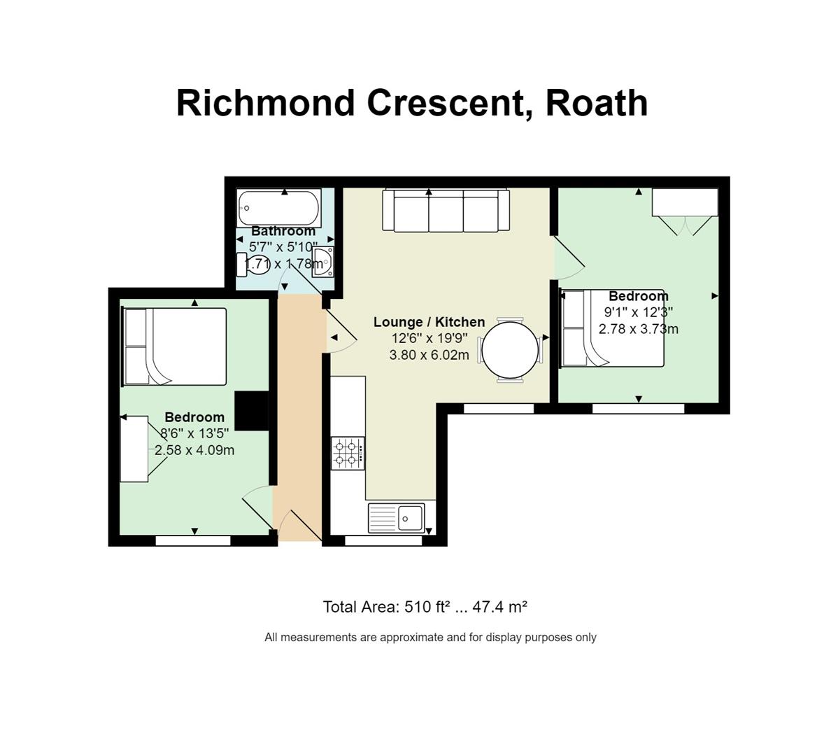 2 Bedrooms  to rent in Richmond Crescent, Roath, Cardiff CF24