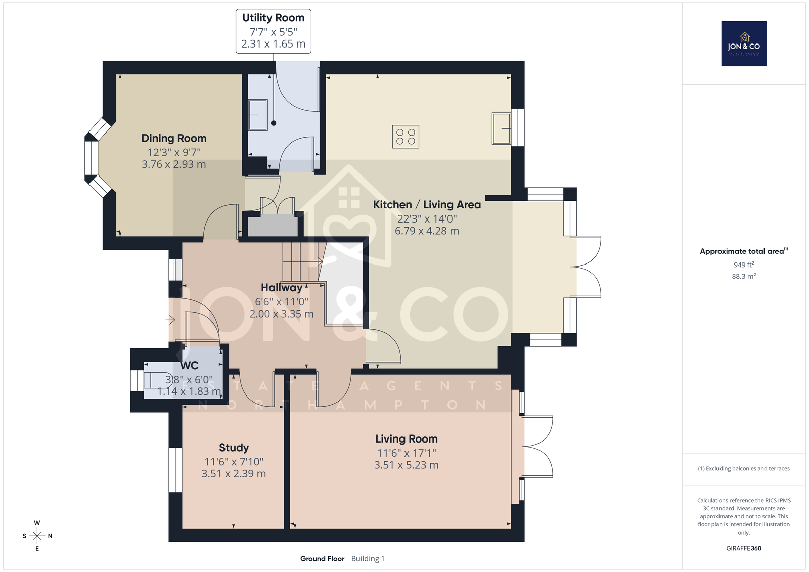 7, Willow Tree Way, Northampton floorplan