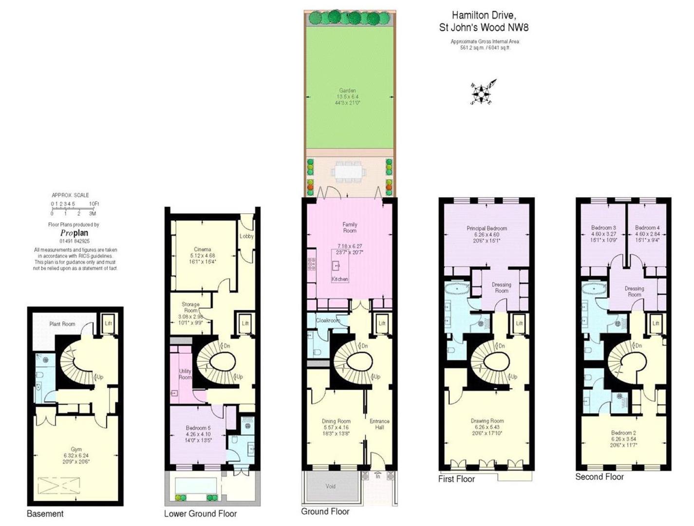 10, Eyre Road, St John's Wood floorplan