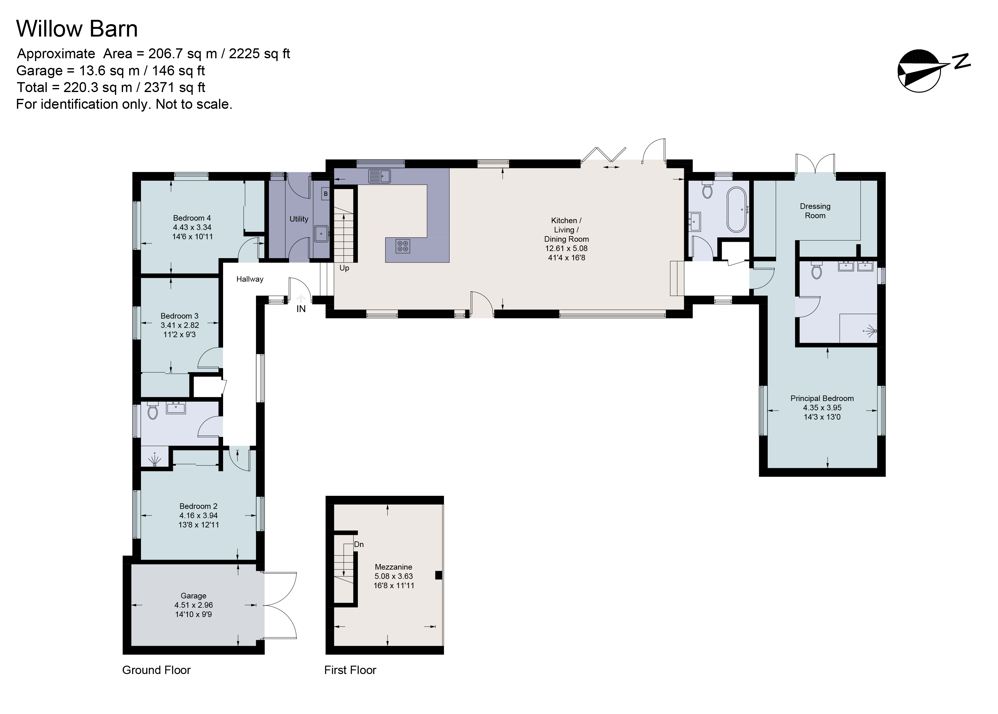 Willow Barn, 1 Lodge Farm Mews, 4, Gatton Park Road, Surrey floorplan