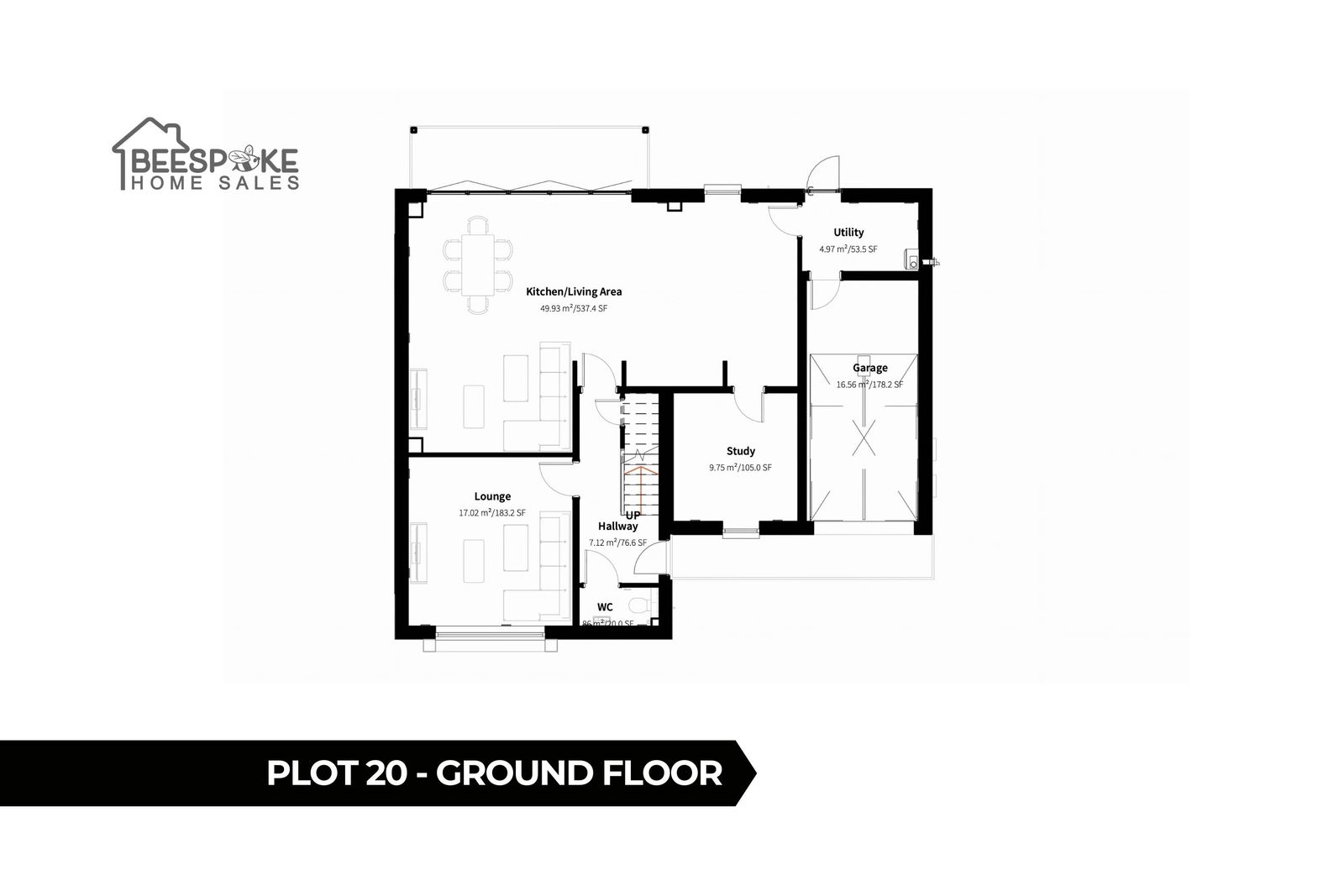 Plot 20, Park View, Mansfield floorplan