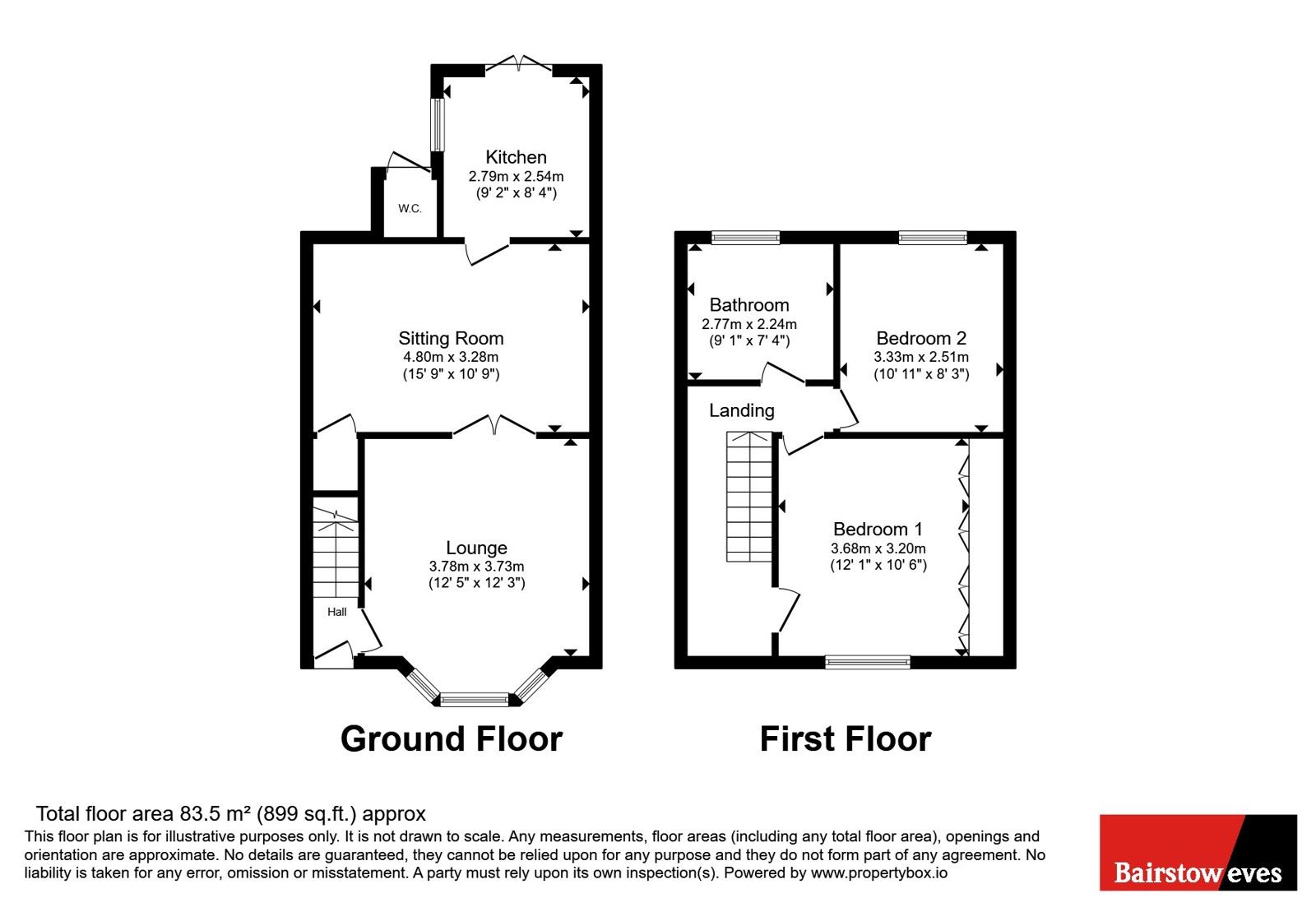 25, Rose Road, Birmingham floorplan