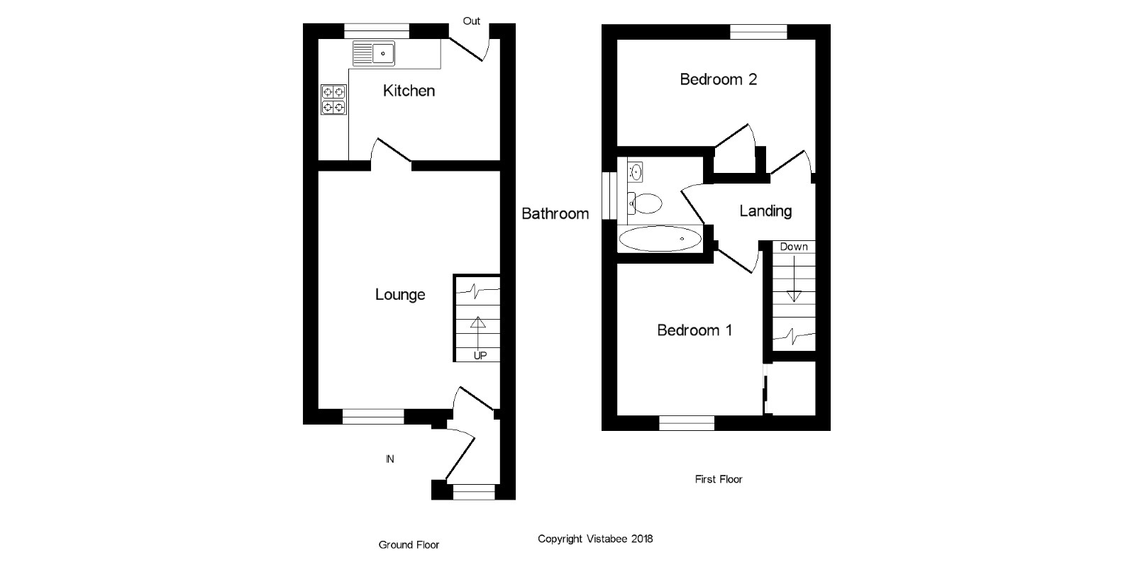 2 Bedrooms Terraced house for sale in Woodcroft Avenue, Largs, North Ayrshire, Scotland KA30