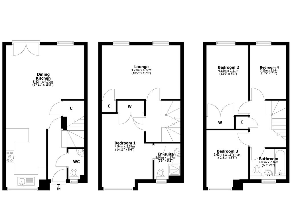Hilton Gardens, Glasgow floorplan
