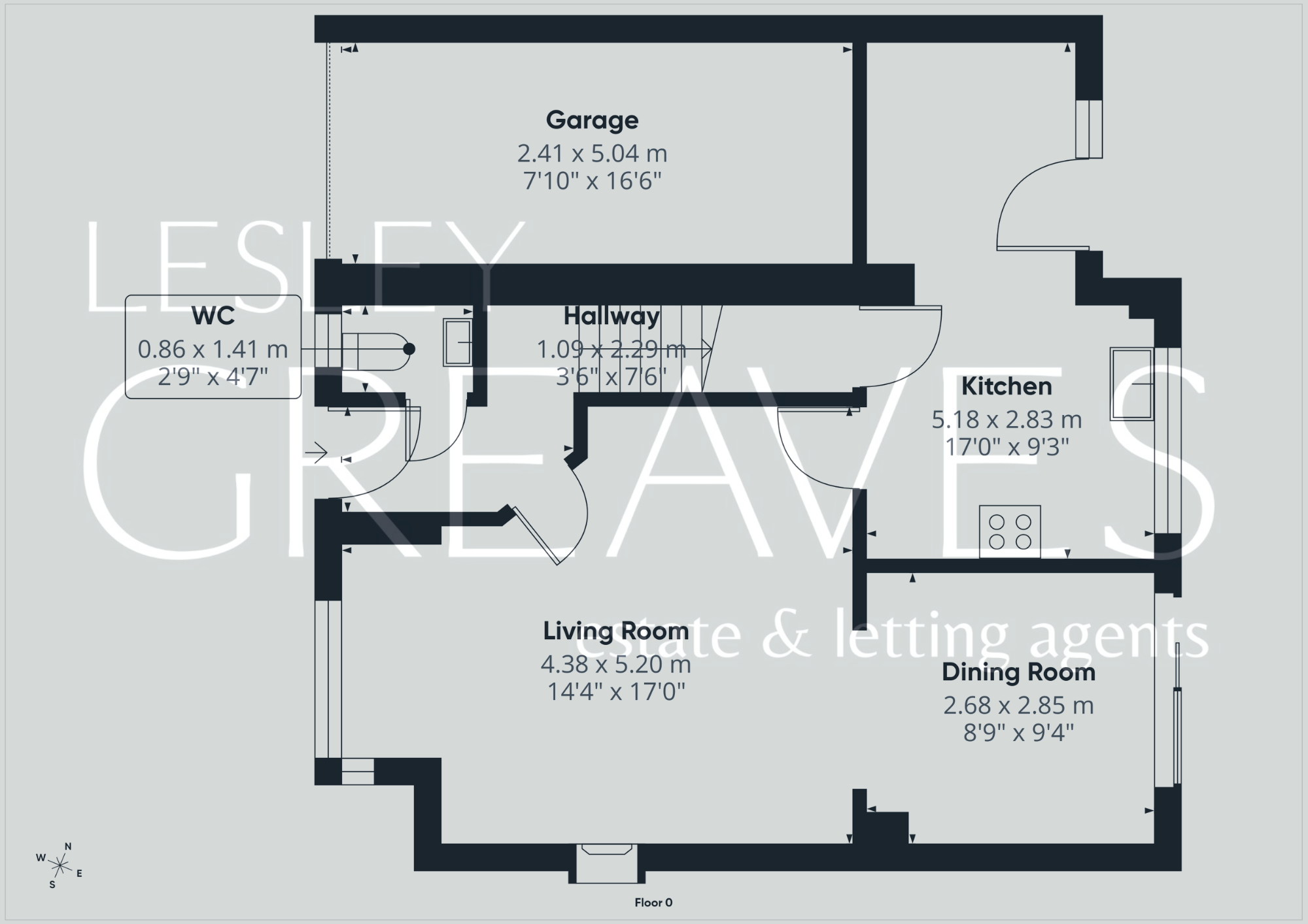 3, The Leas, Nottingham floorplan