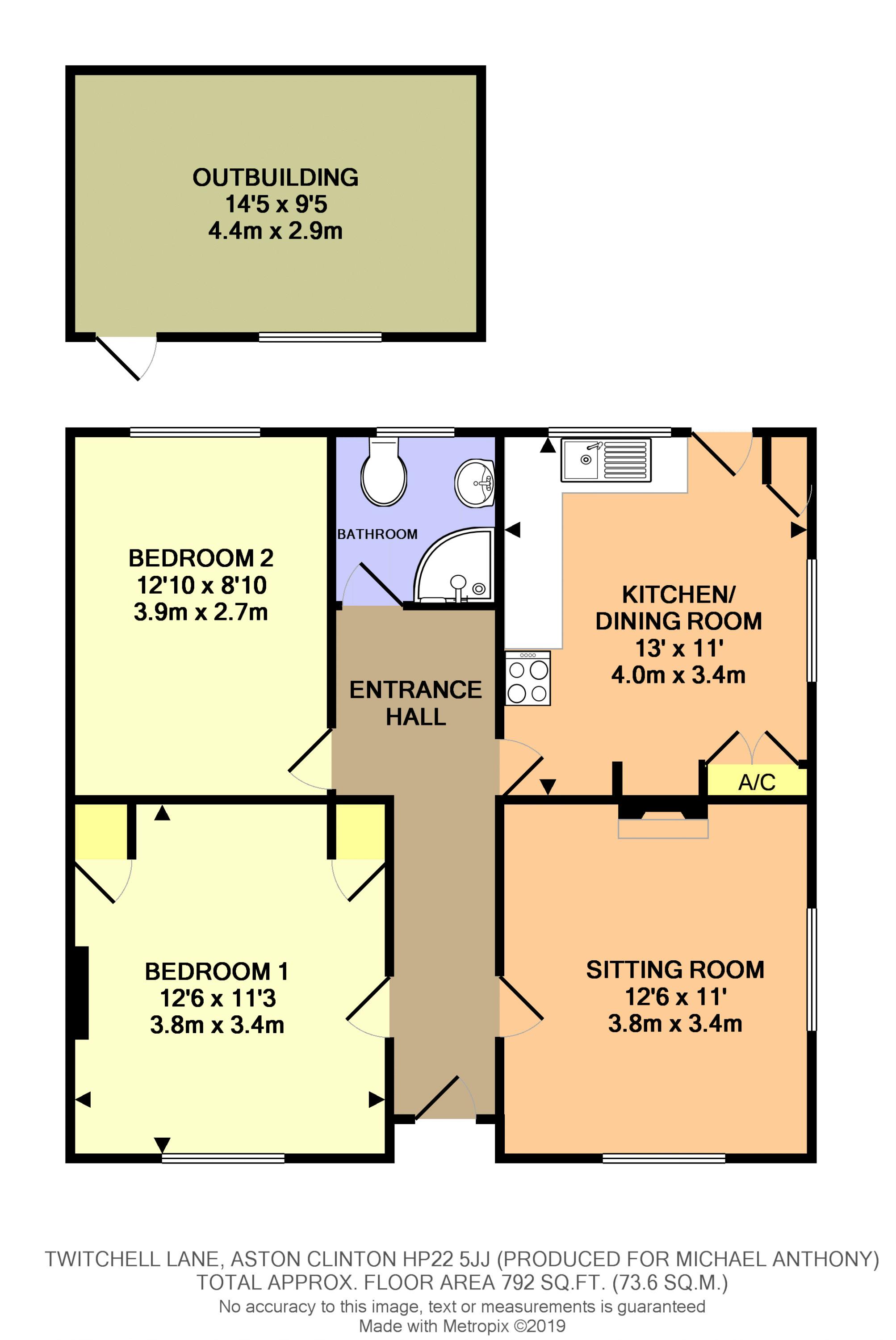 2 Bedrooms Bungalow for sale in Twitchell Lane, Aston Clinton, Aylesbury HP22