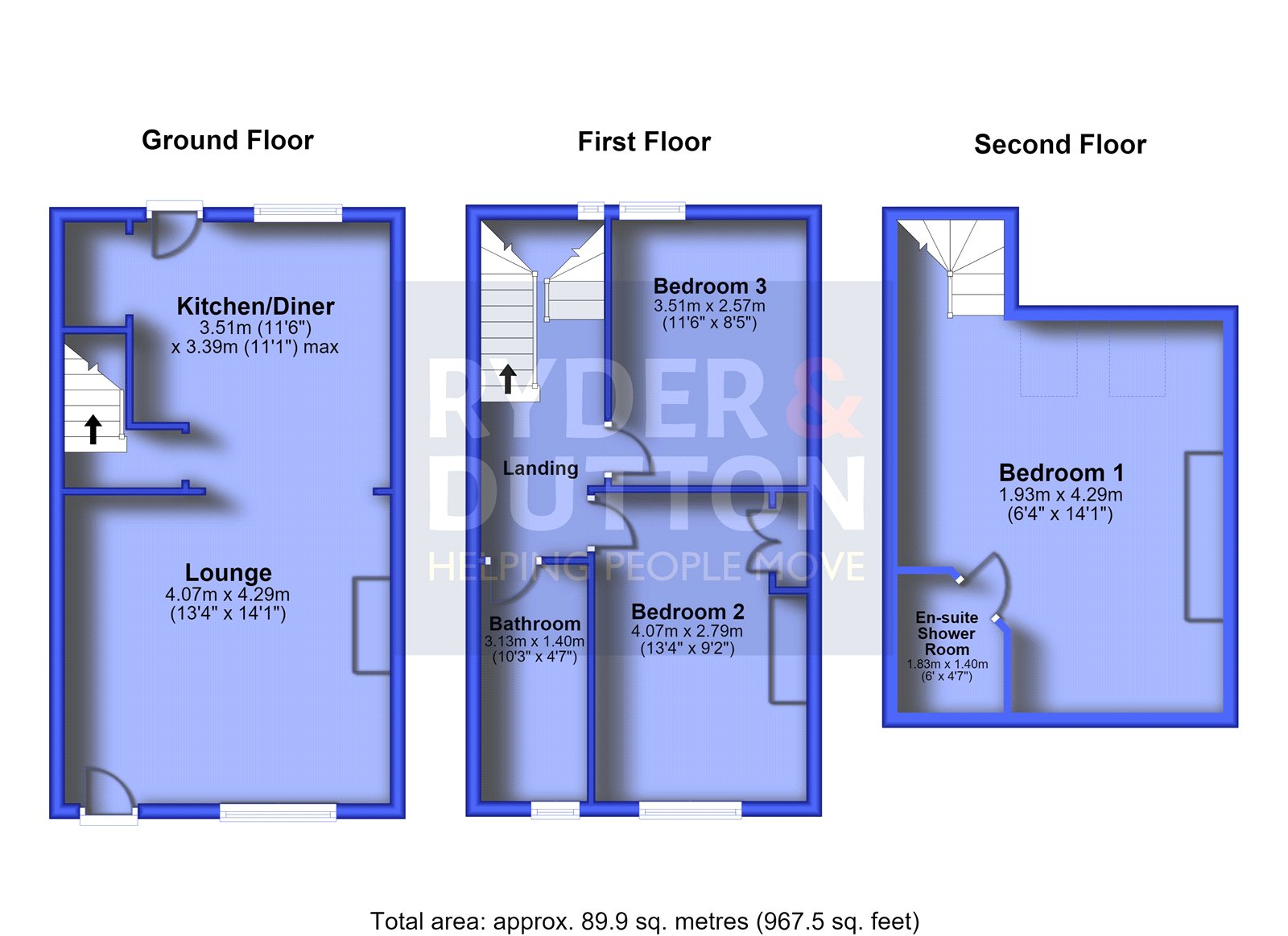 11, Hillside Avenue, Saddleworth floorplan