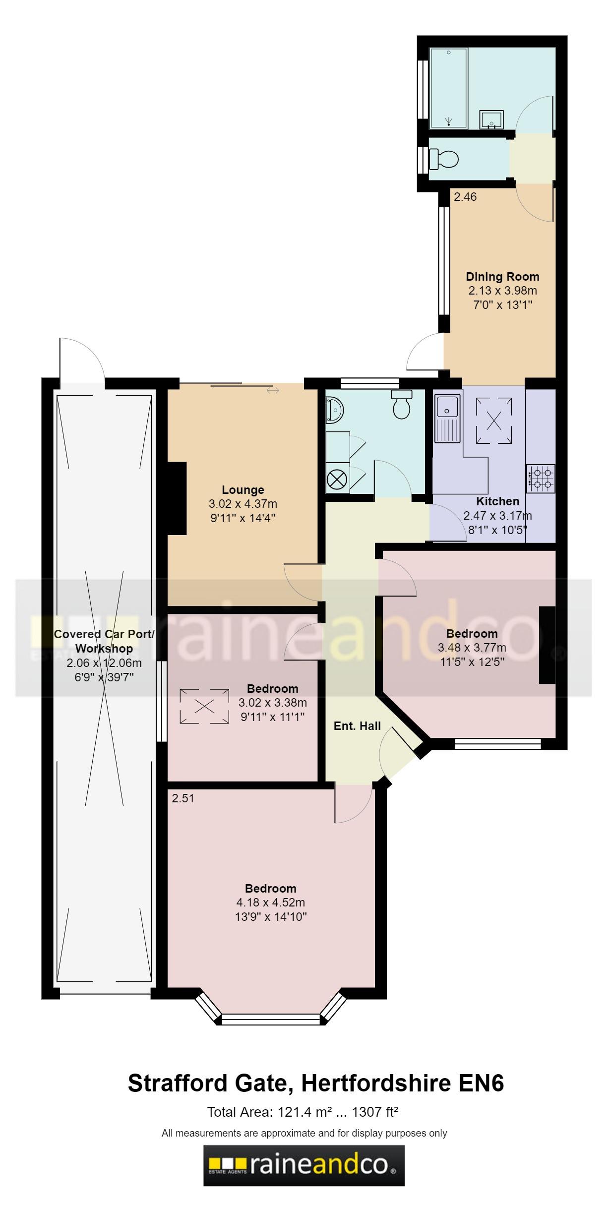 Strafford Gate, Potters Bar EN6, 3 bedroom semidetached bungalow for