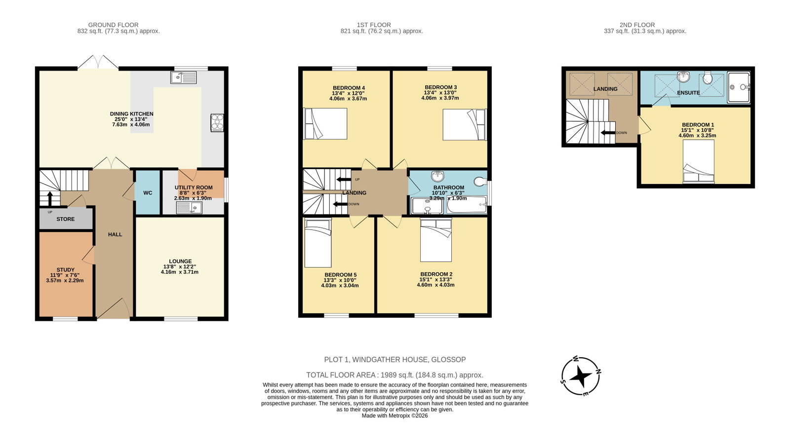 Windgather House, Simmondley Lane, Glossop floorplan