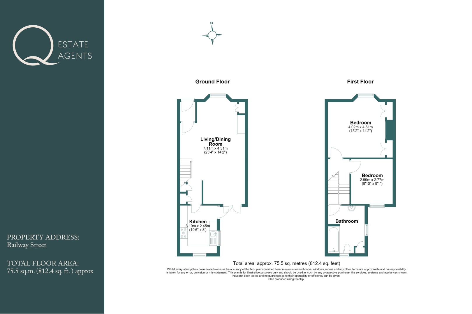 7, Railway Street, Brighton floorplan