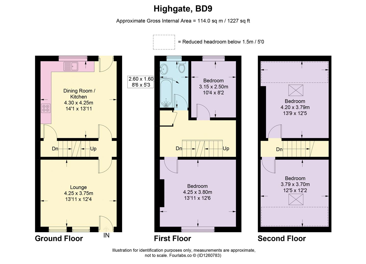 38, Highgate, Bradford floorplan
