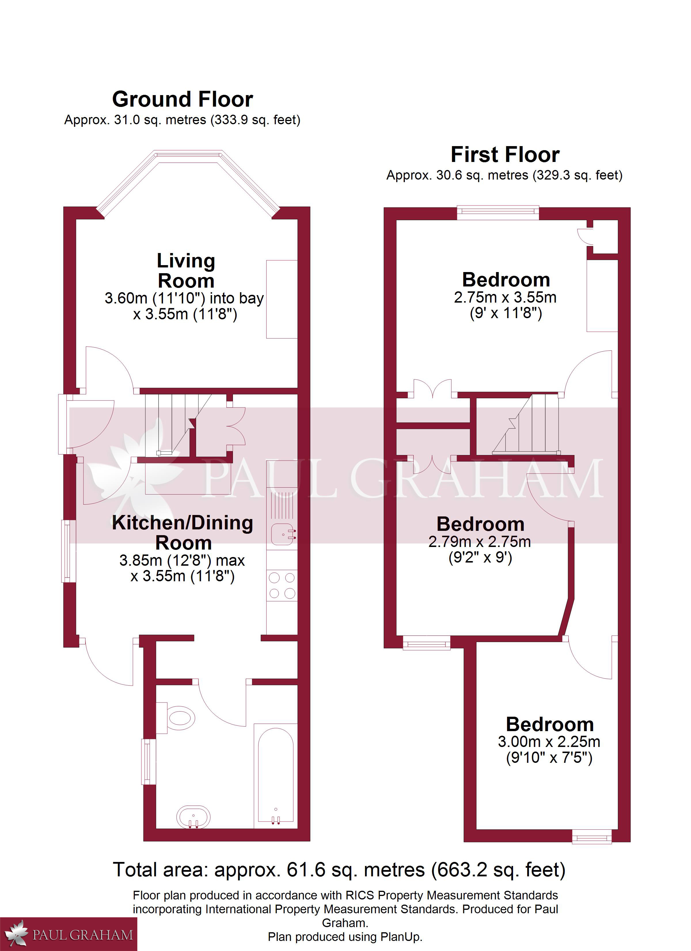 57, Wood Street, Mitcham floorplan