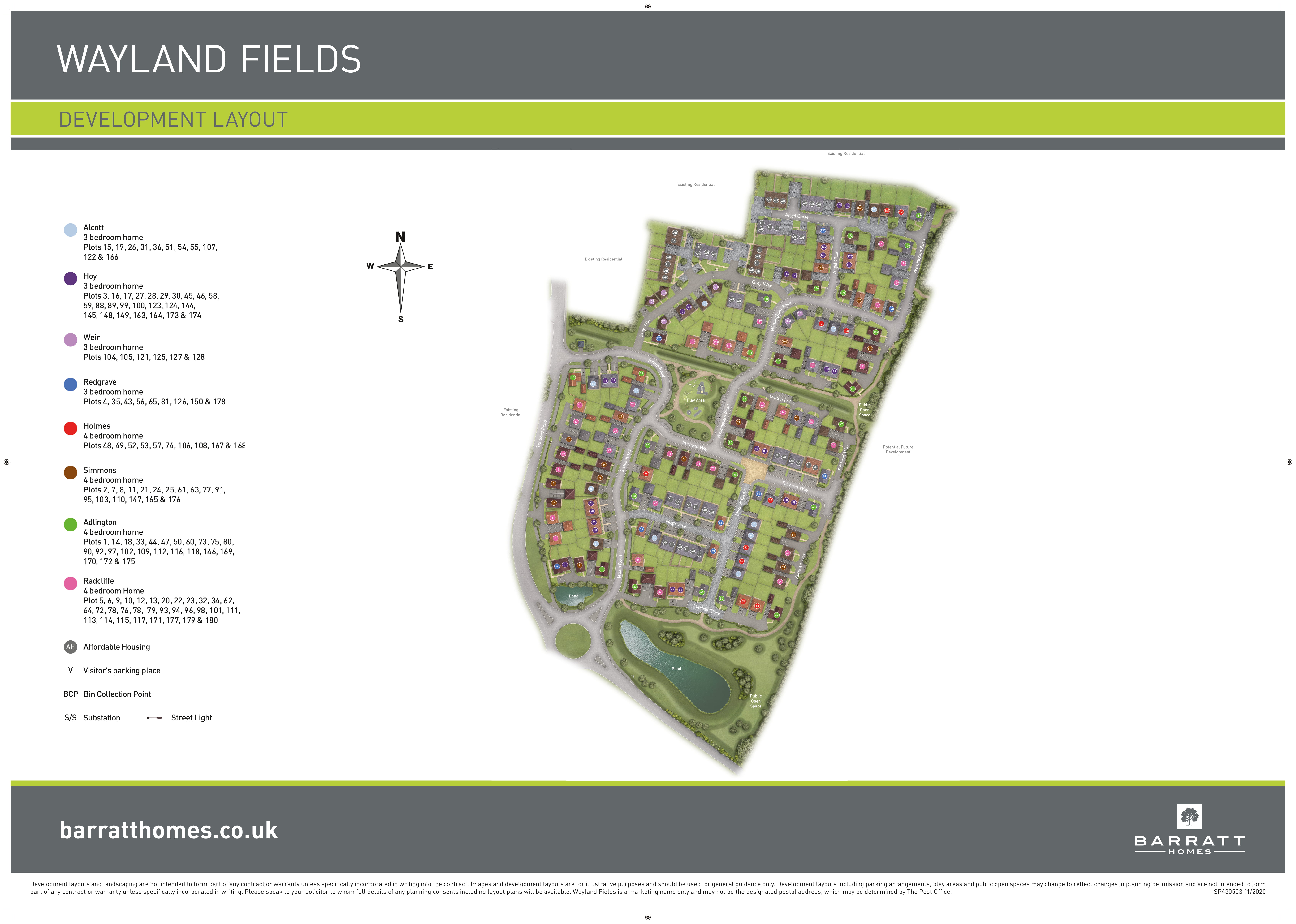 "Hoy" at Thetford Road, Watton, Thetford IP25, 3 bedroom semidetached
