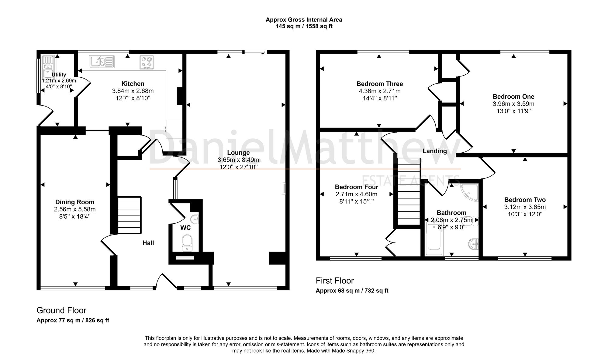 5 Turberville Crescent, Bridgend floorplan