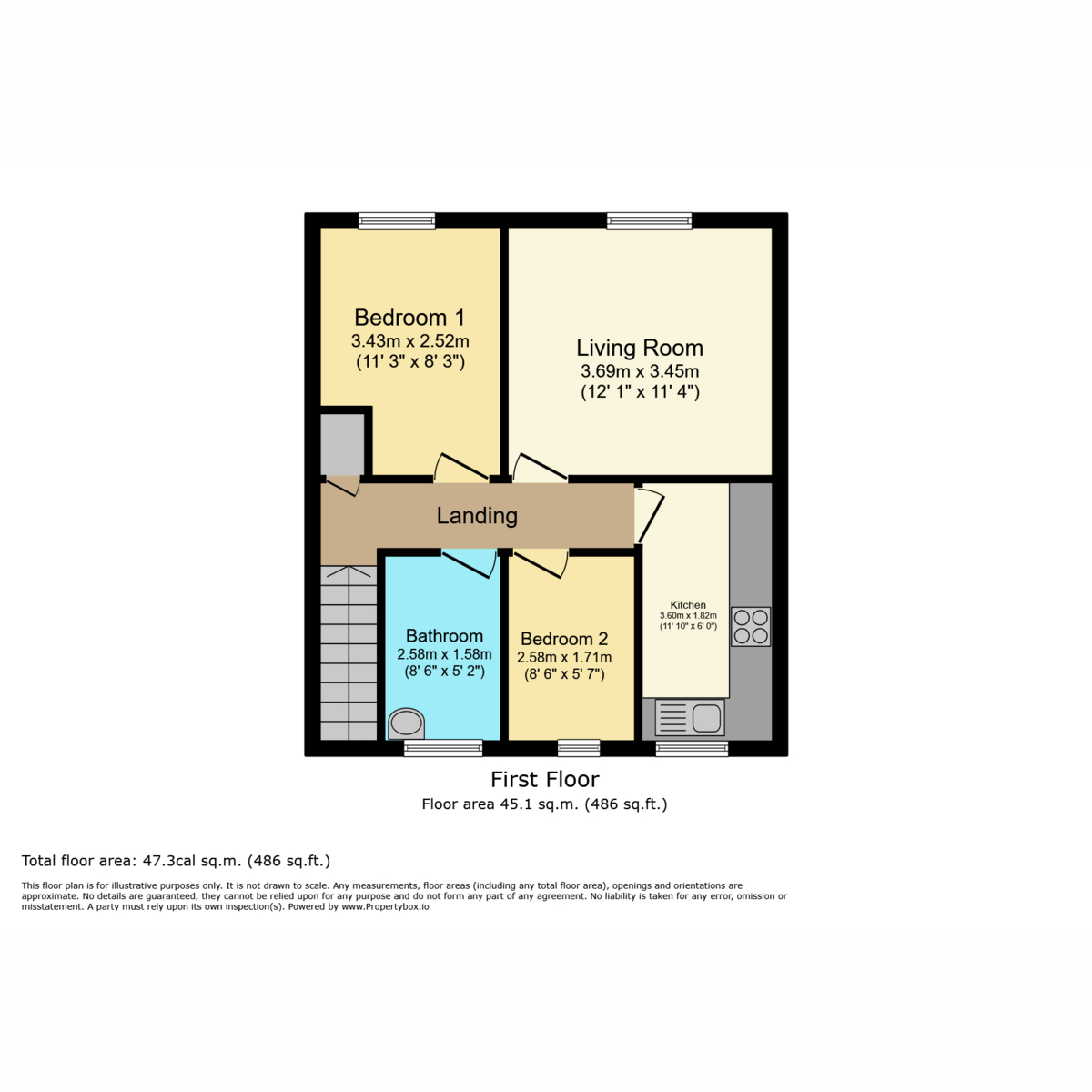 4, Starwood Apartments, Rossington floorplan