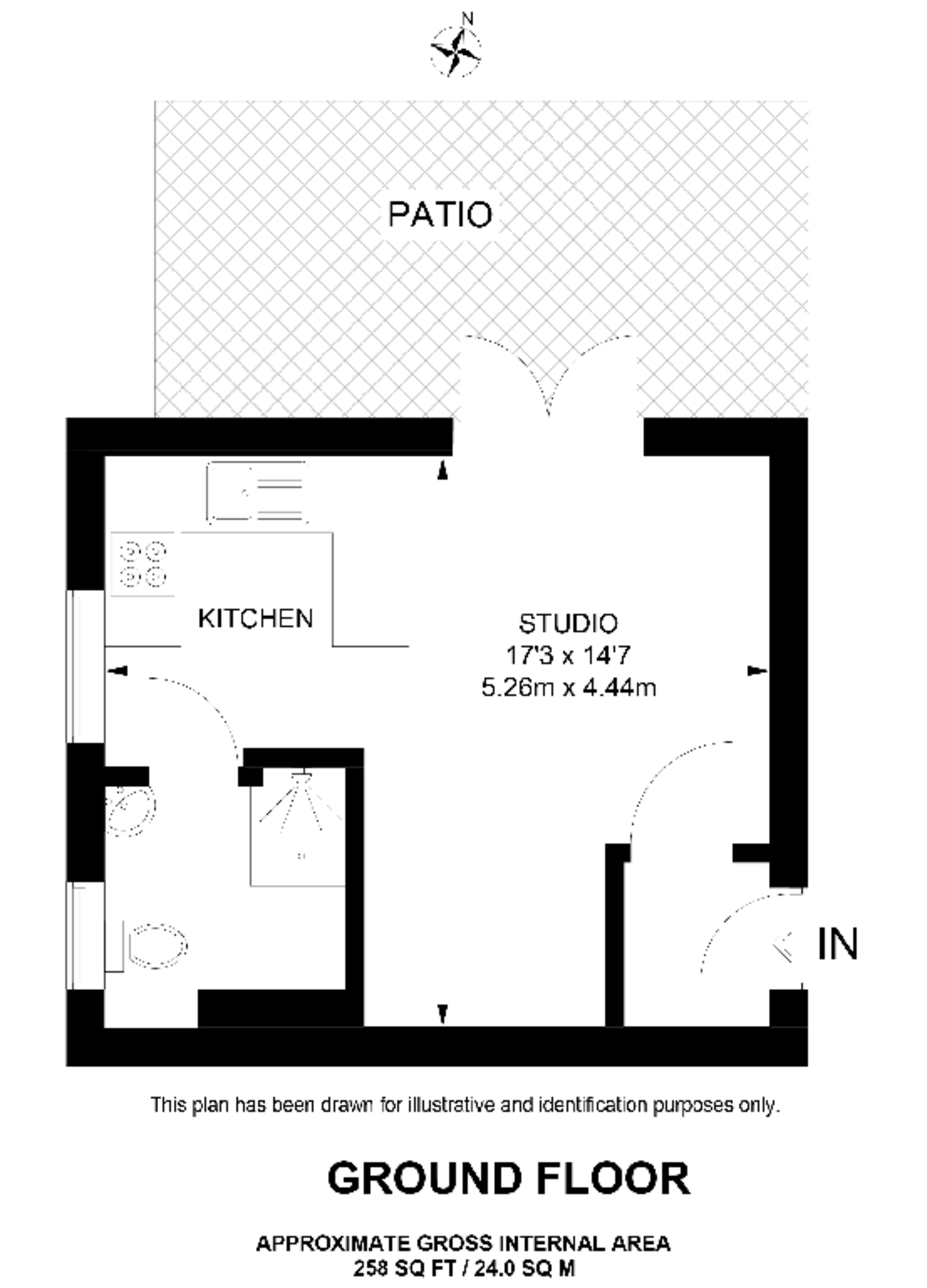 Woodside, Wimbledon floorplan