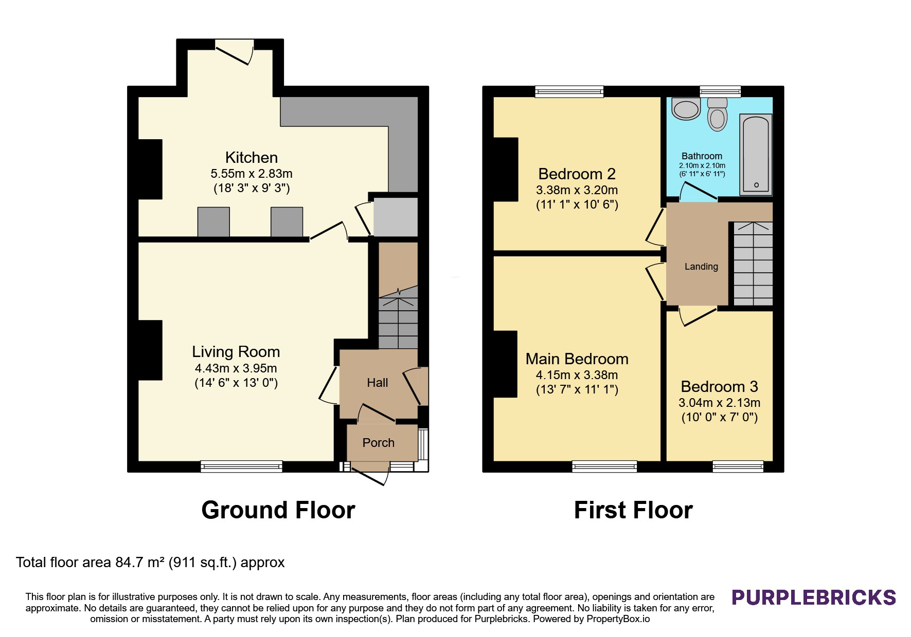 19, Daffodil Road, Farnworth, Bolton floorplan