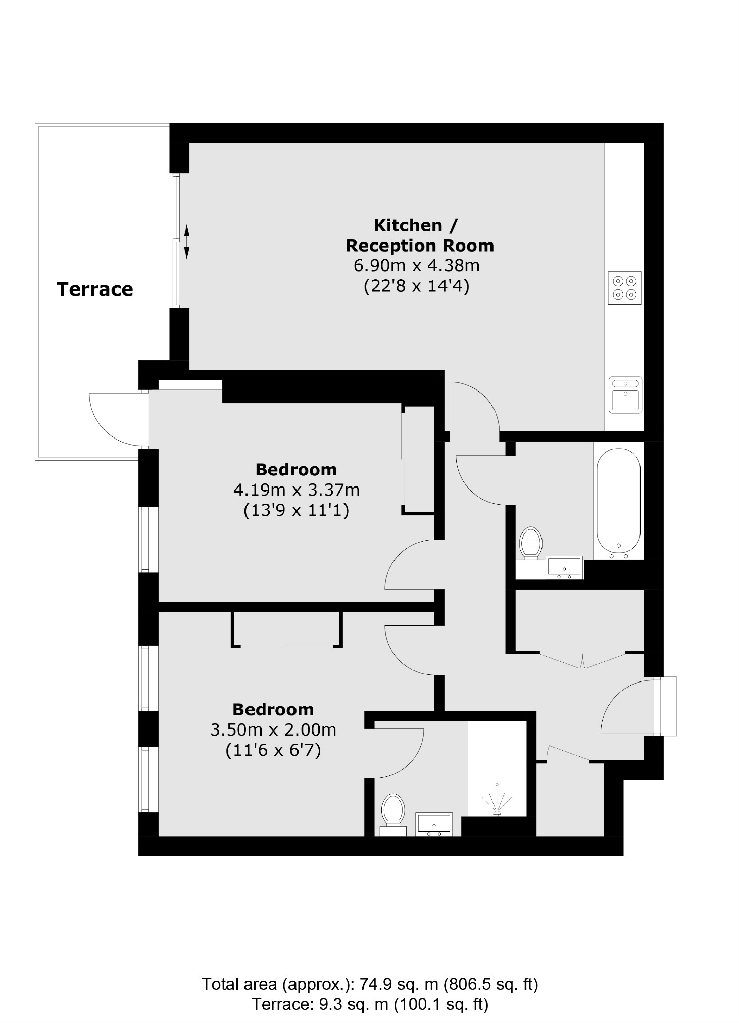 Central Avenue, London floorplan