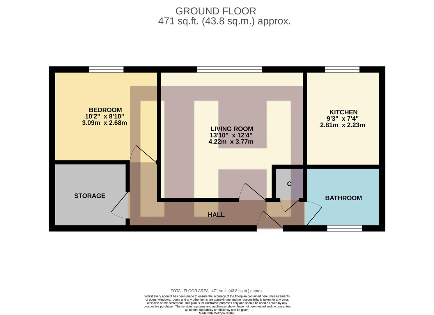44, Bramcote Way, Stockton-On-Tees floorplan