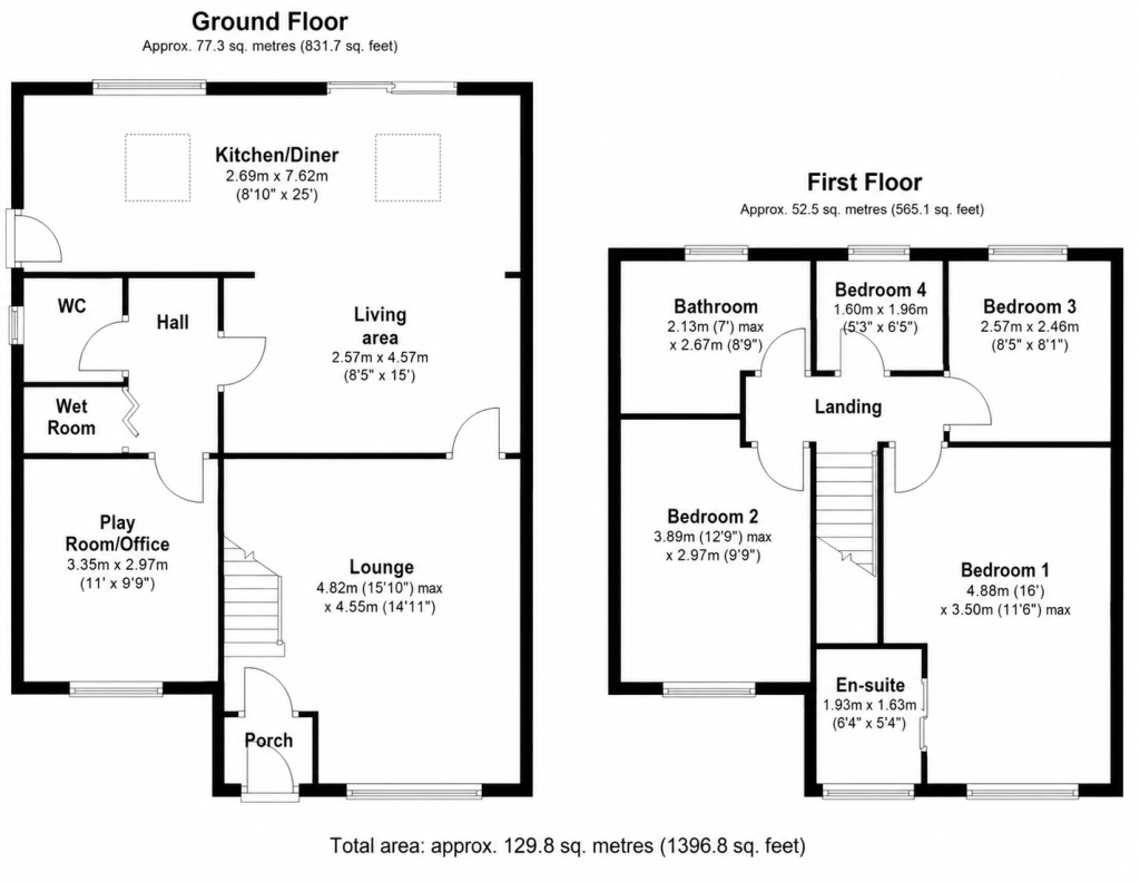 14, Devonshire Close, Heywood floorplan