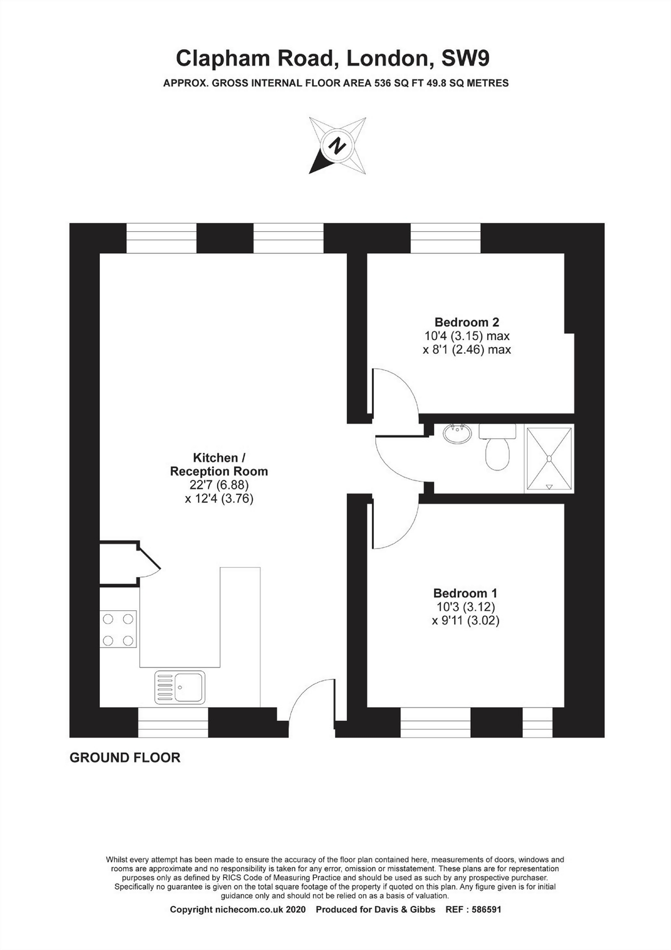 2 bed flat for sale in Clapham Road, London SW9 Zoopla