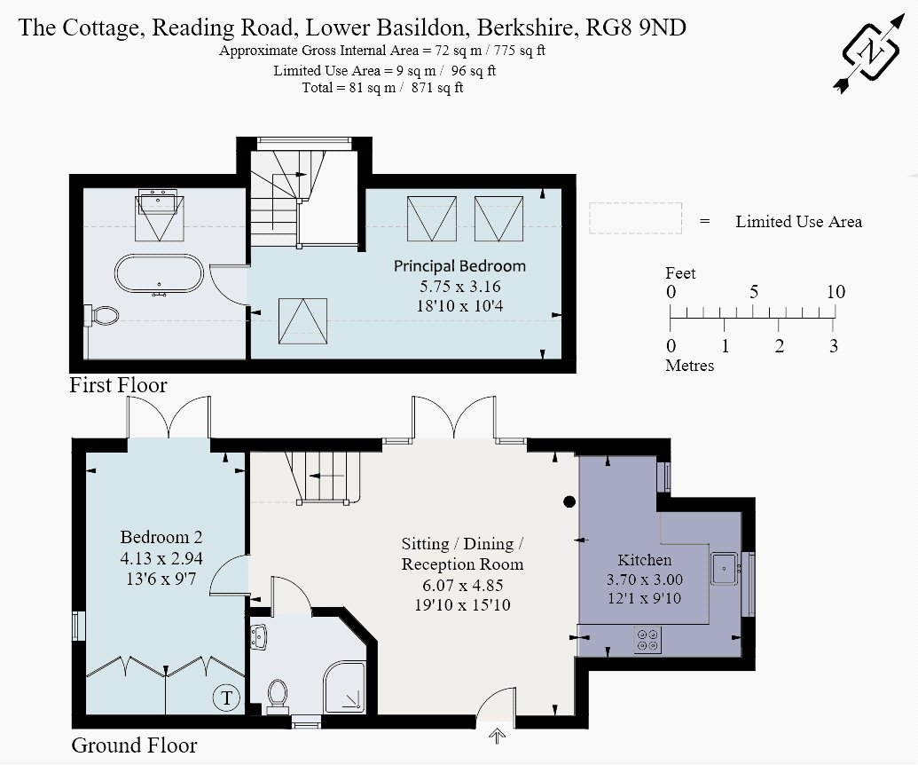 Lower Basildon View Cottage,, Reading Road, Reading floorplan