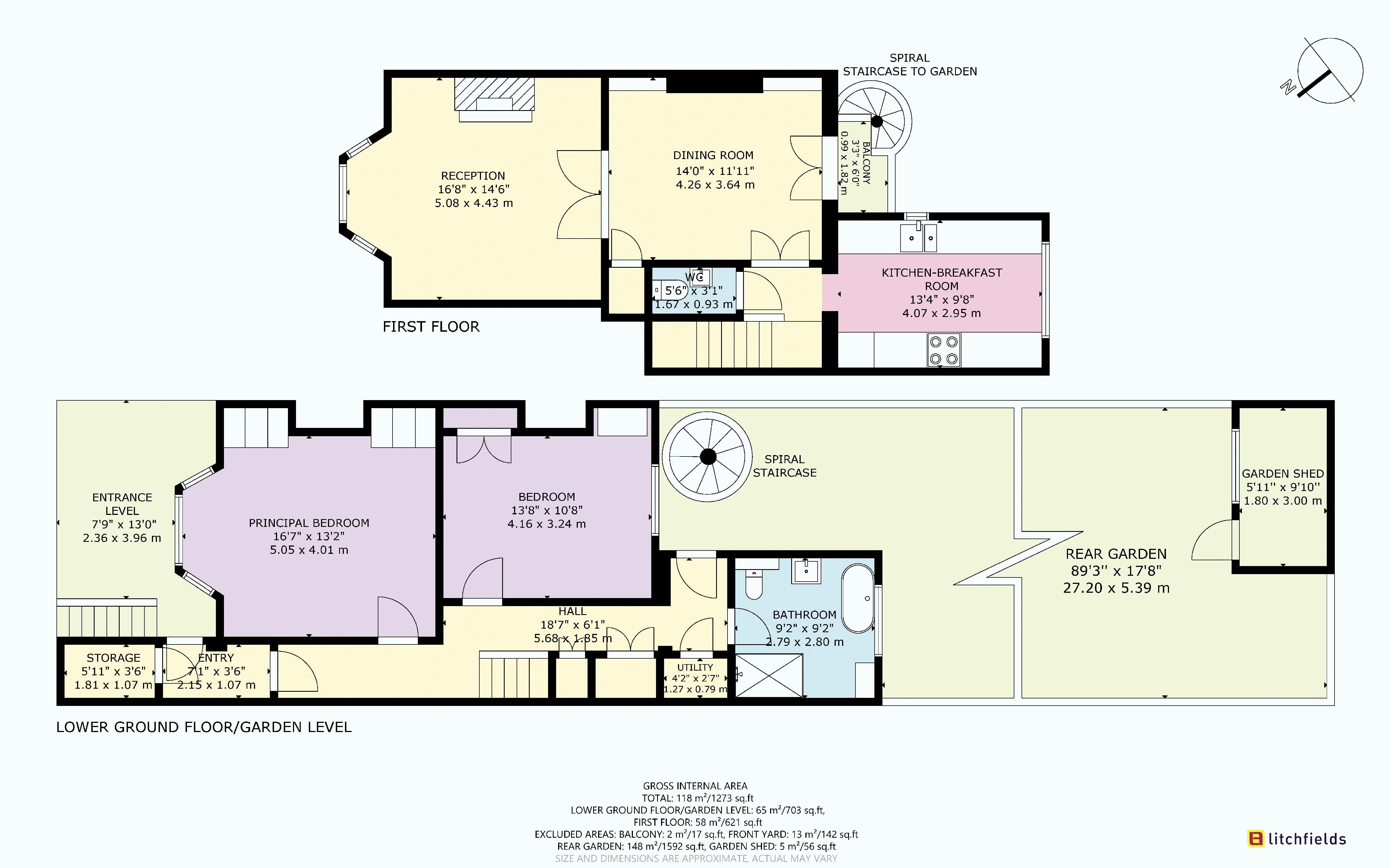 8A, Wembury Road, Highgate floorplan