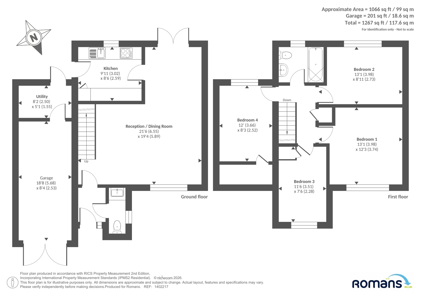 37, Willowside, Reading floorplan