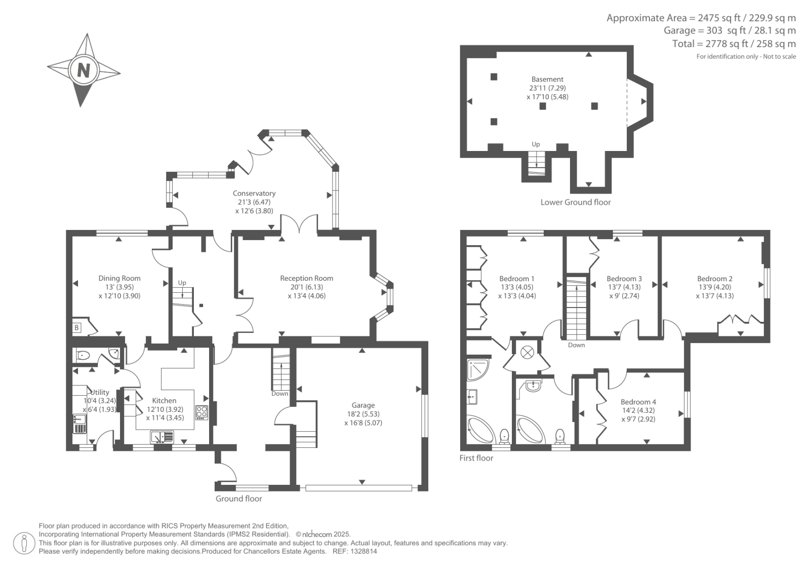 MARQUIS HOUSE, Brightwalton, Newbury floorplan