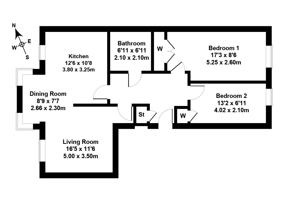 2 Bedrooms Flat for sale in Salamander Place, Leith Links, Edinburgh EH6