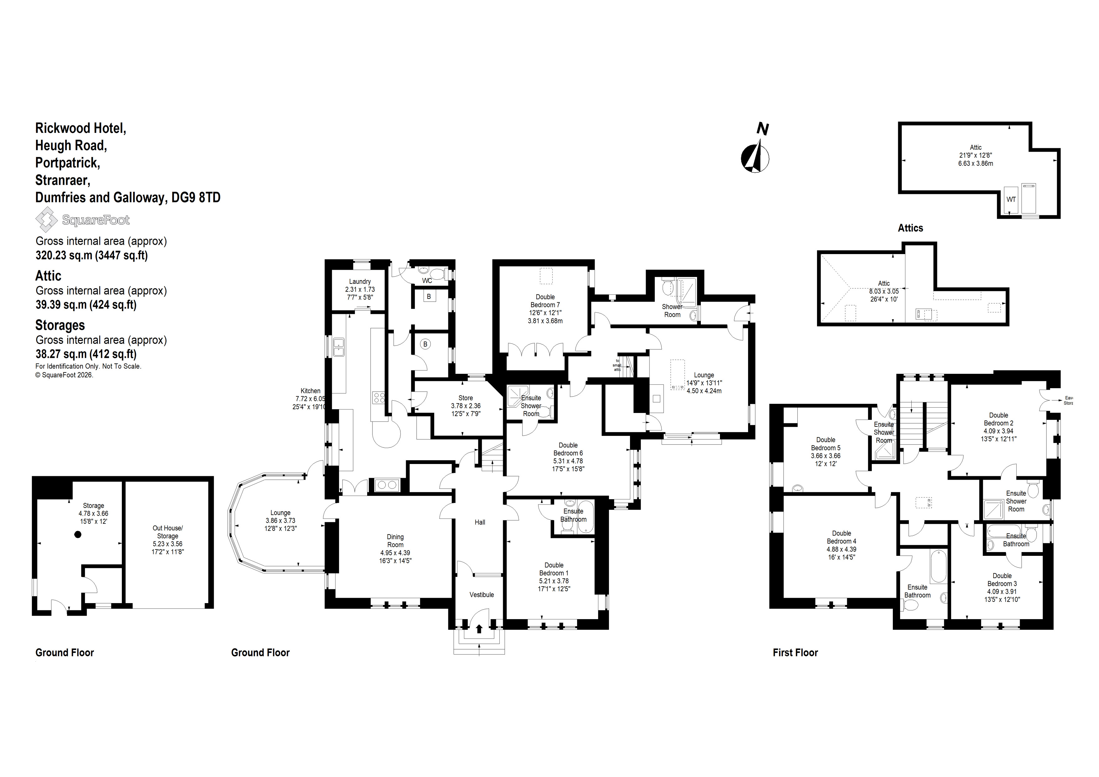 Rickwood Hotel, Portpatrick floorplan