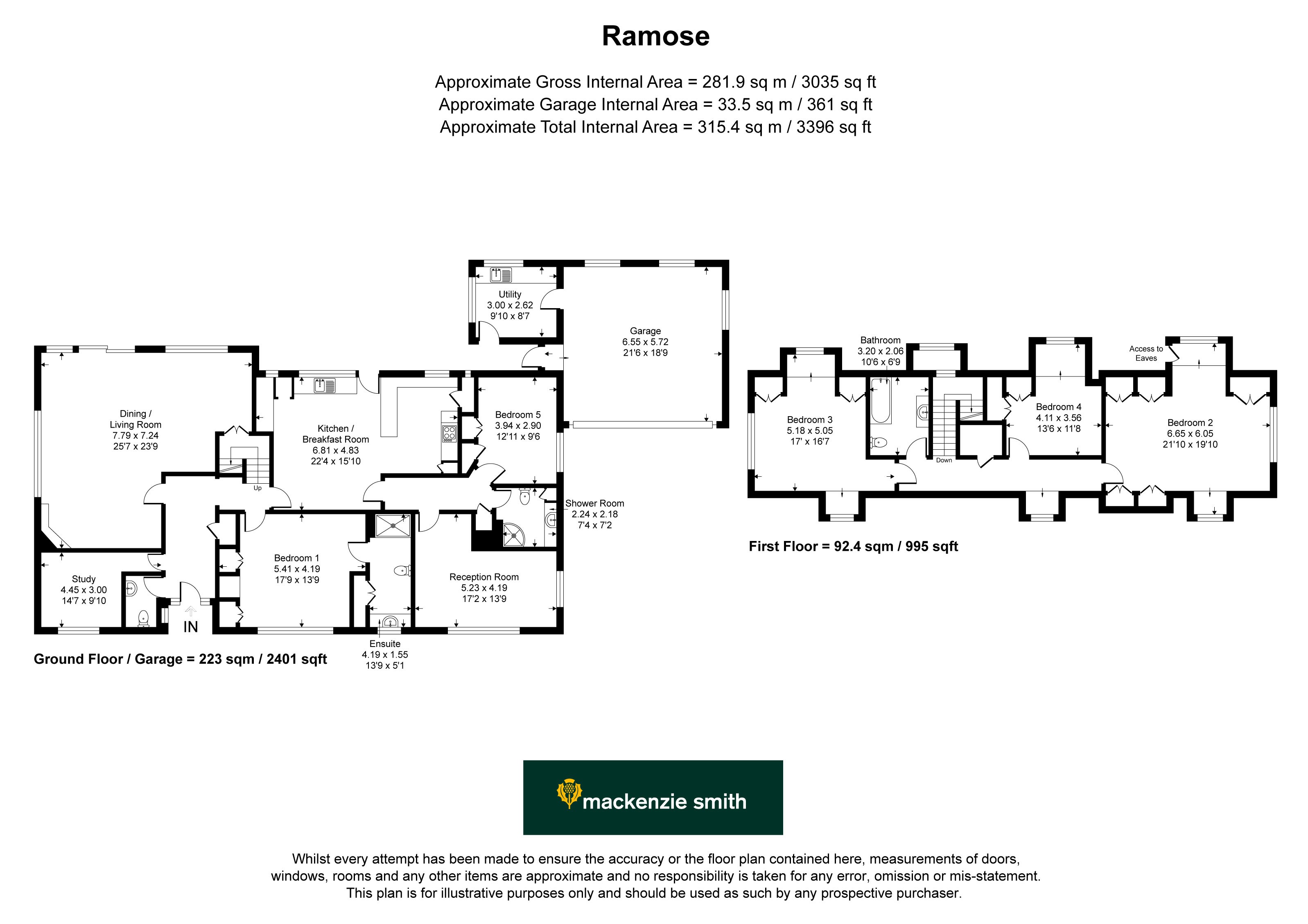Ramose,, Range Road, Wokingham floorplan