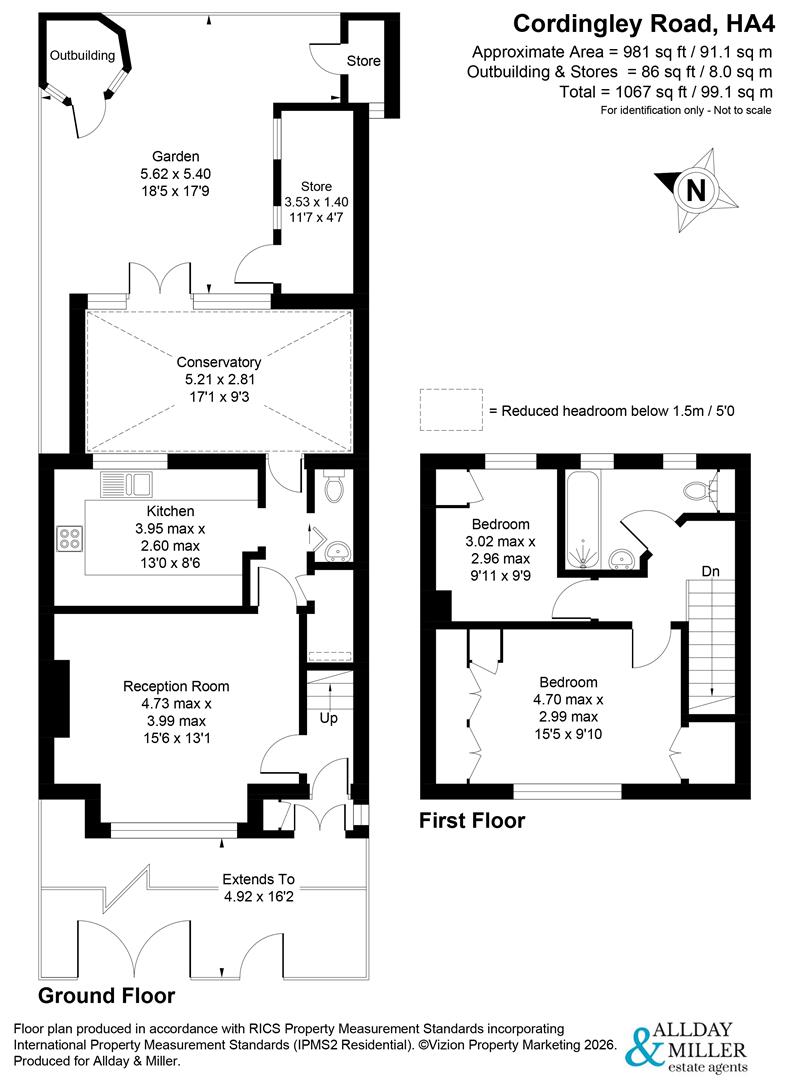 28, Cordingley Road, Ruislip floorplan