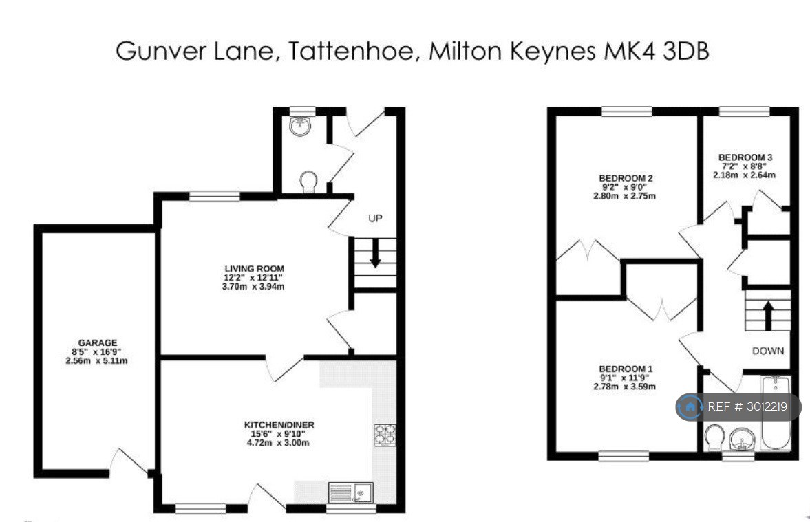 Gunver Lane, Tattenhoe, Milton Keynes floorplan