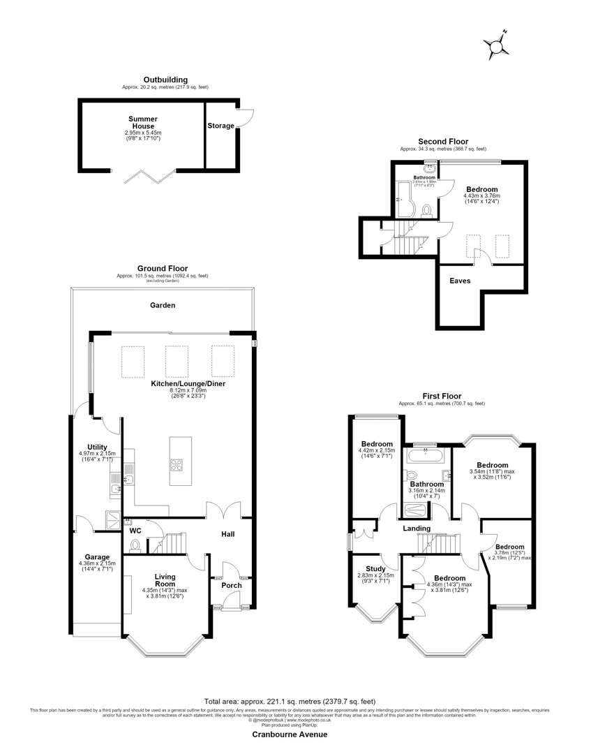 Cranbourne Avenue, Wanstead floorplan